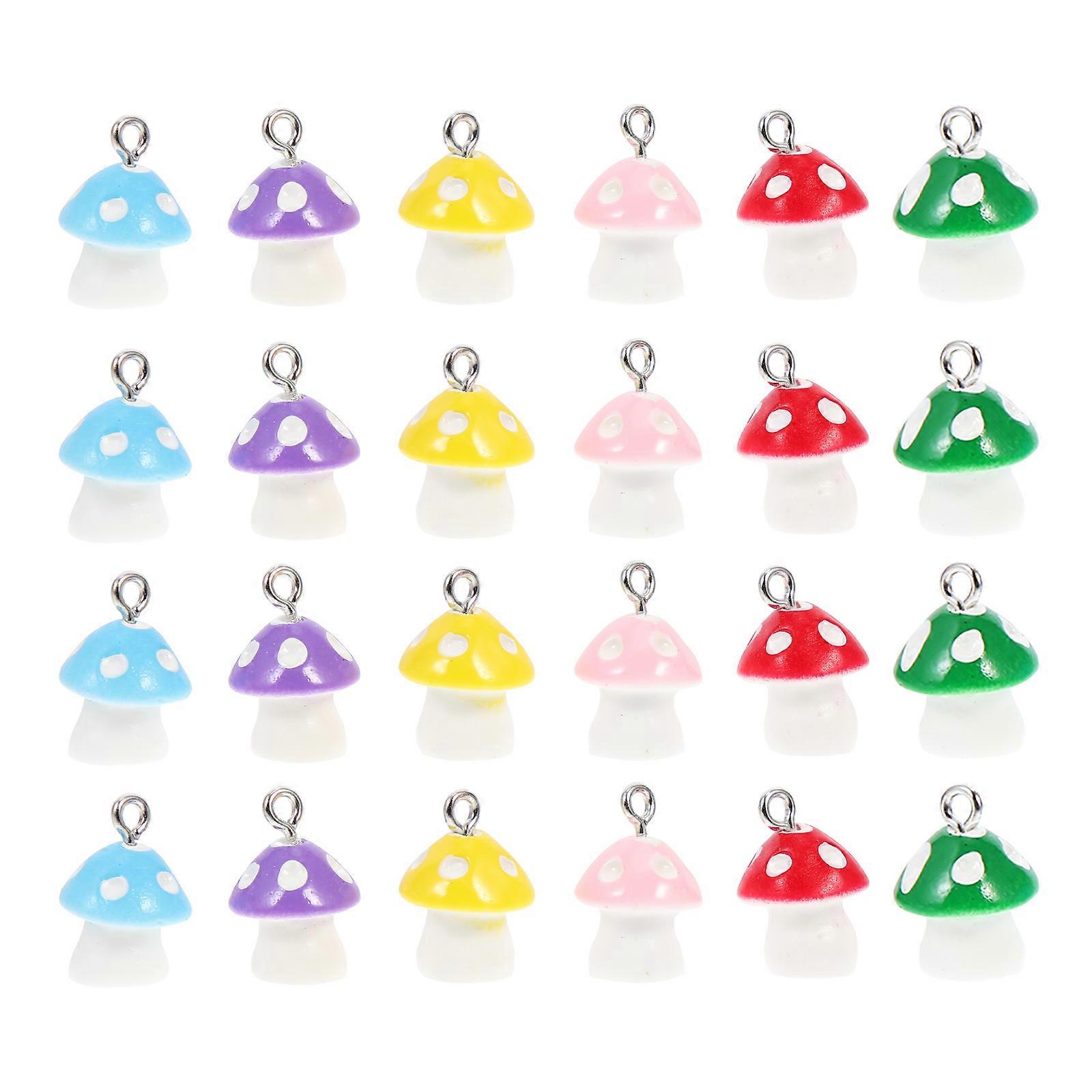 Practical Mushroom Beads for Decorative Jewelry, Easy to Incorporate