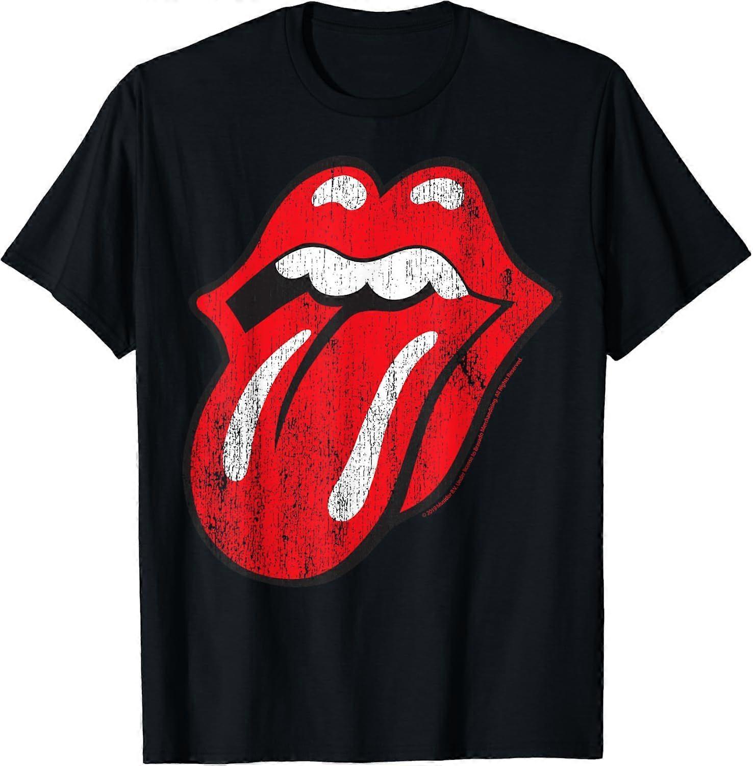 Rolling Stones Distressed Tongue Klasické tričko