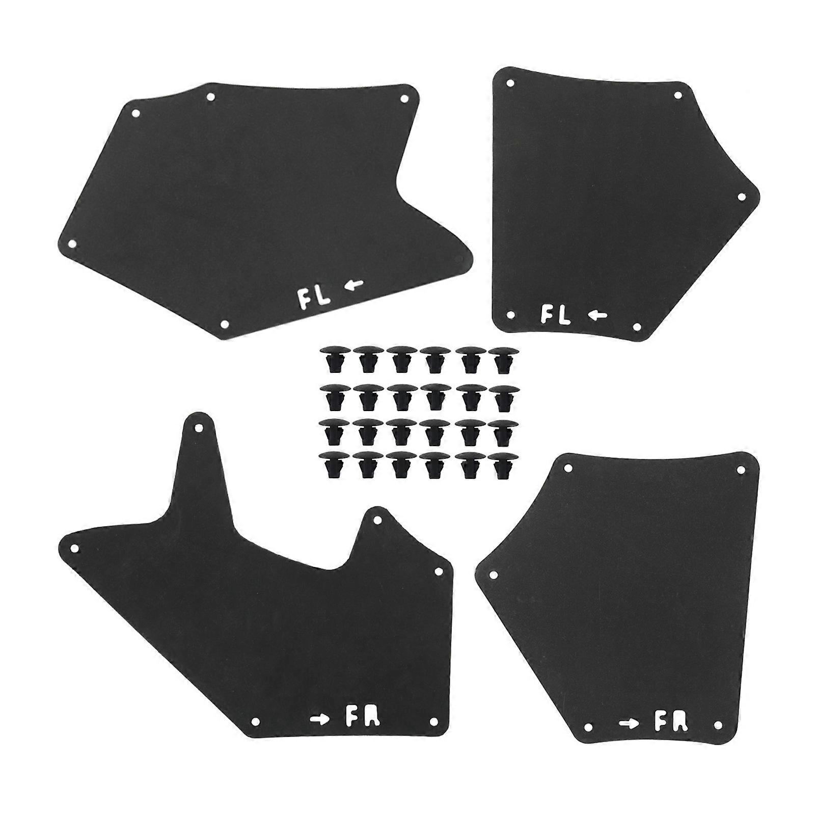 Replacement Accessory 537370C030 Splash Guard Liner Shield with Clips Mud Flaps Mudflap Apron