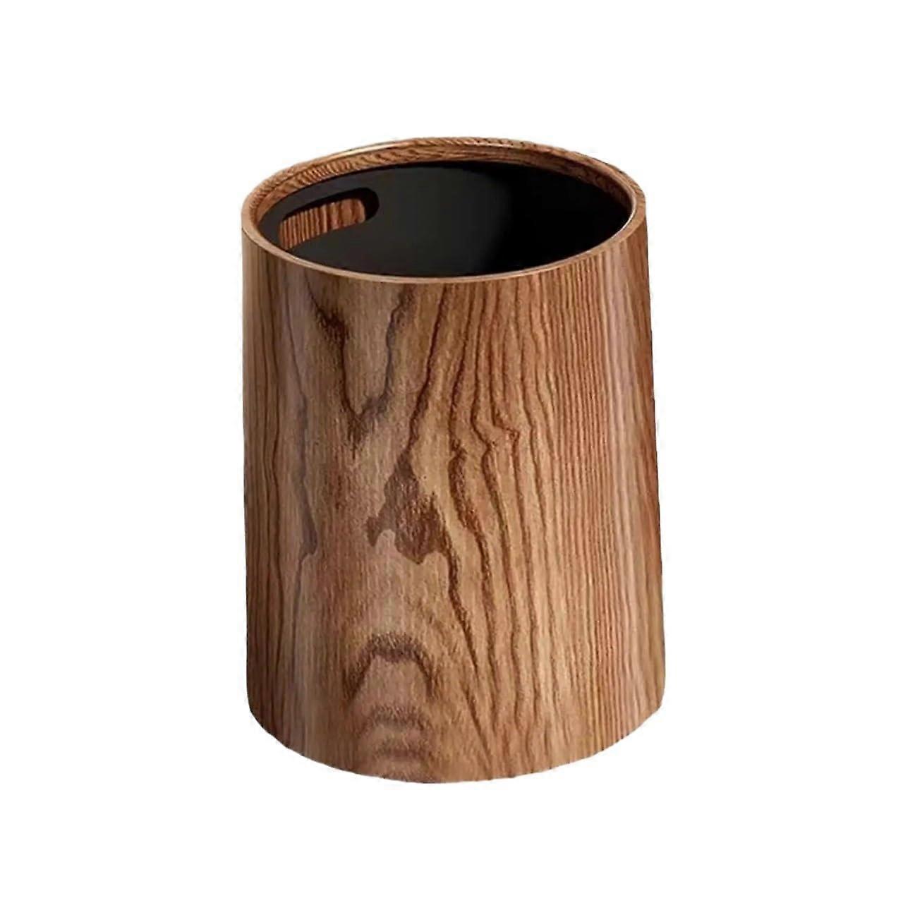 Stylish Lidless Trash Can 12L for Bedroom, Living Room, and Home Office, Space-Saving, Odor Control, Hidden Design