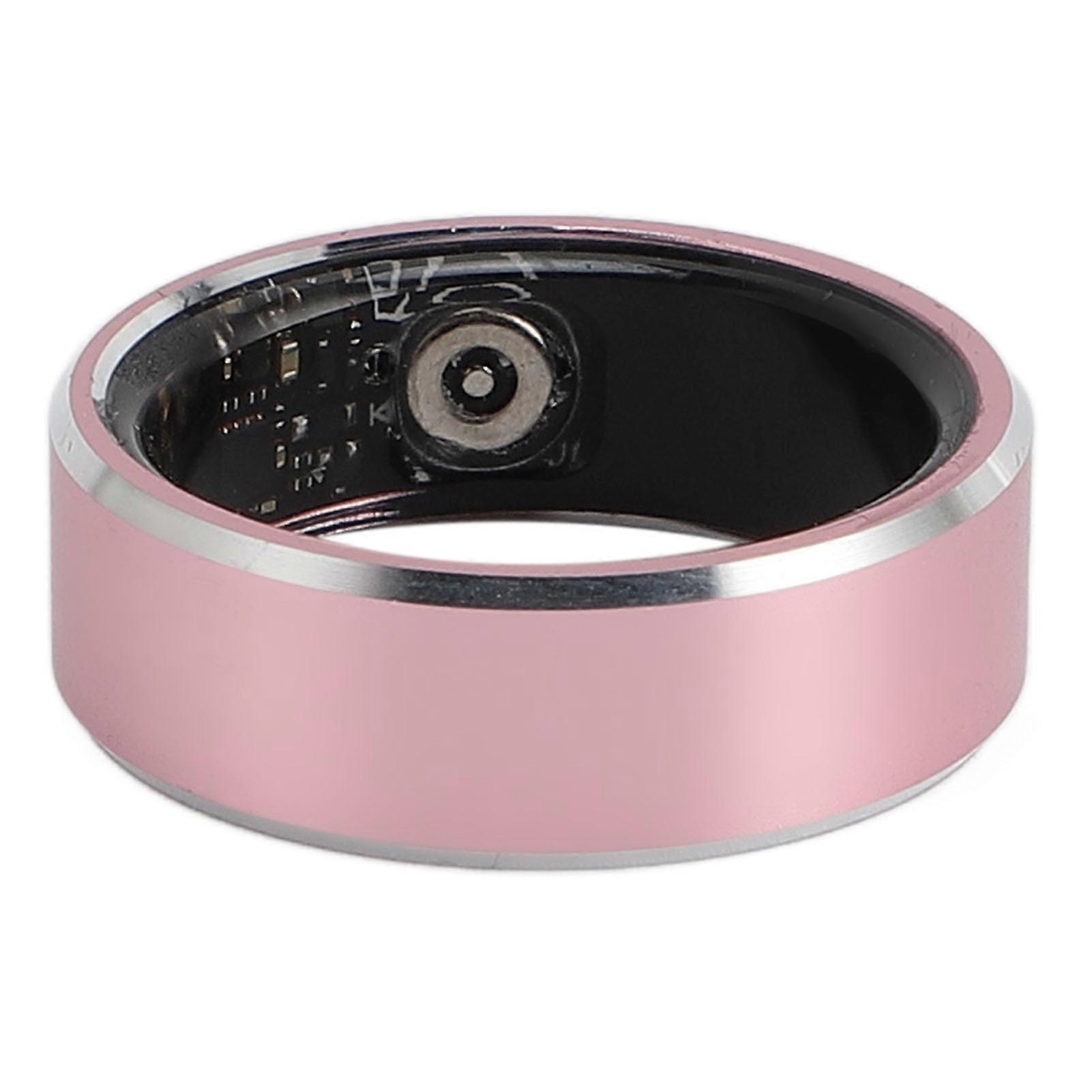 Bluetooth Fitness Tracker Ring for Women Men Multiple Sport Modes IP68 Water Resistant Gesture Control Instant Photography Motion Sensing Game Roseat