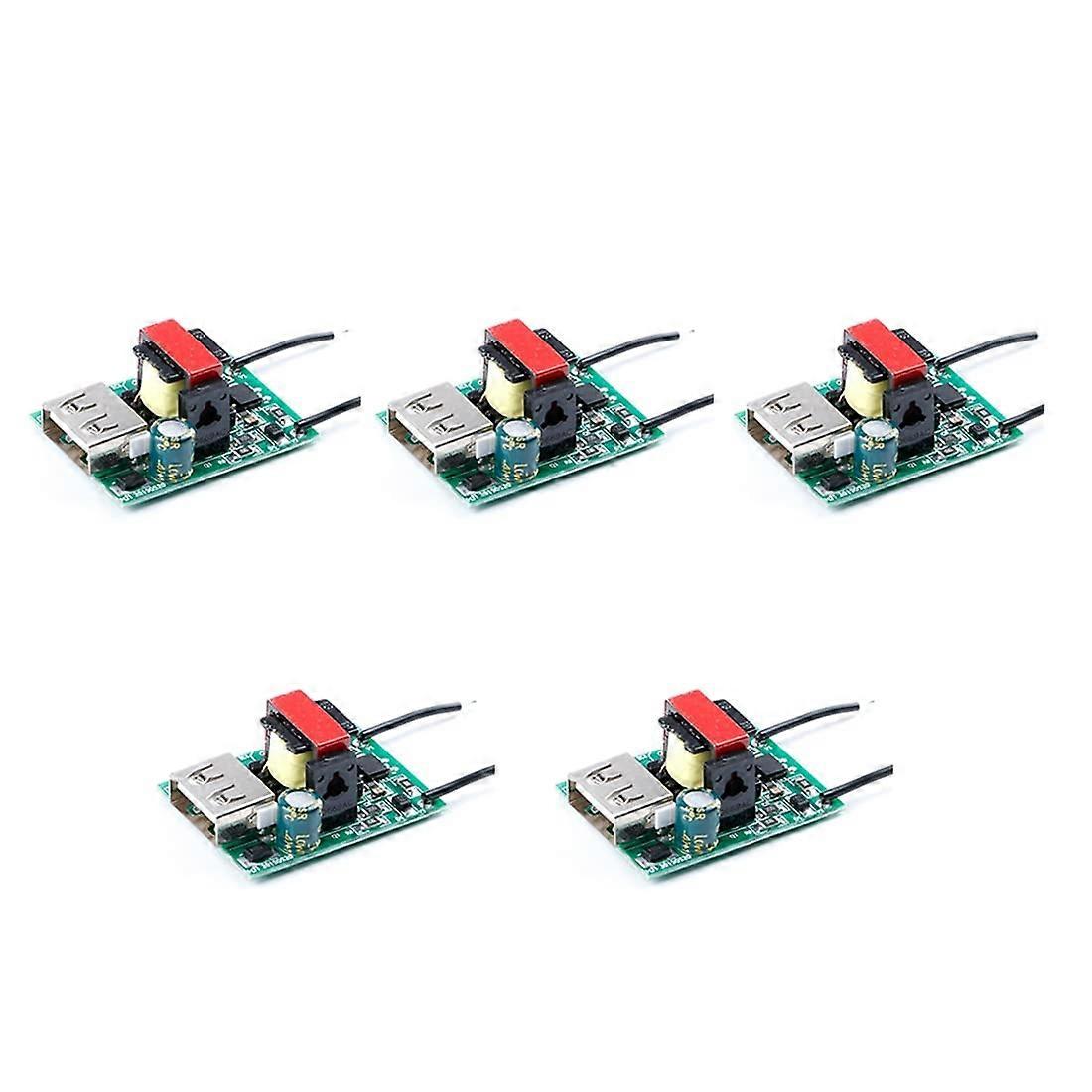 Buck Converter Stabiliser DCDC Module 12 V 24 V 36 V 48 V 72 V to 5 V 1 A USB Galvanised Separate Power Supply Pack of 5