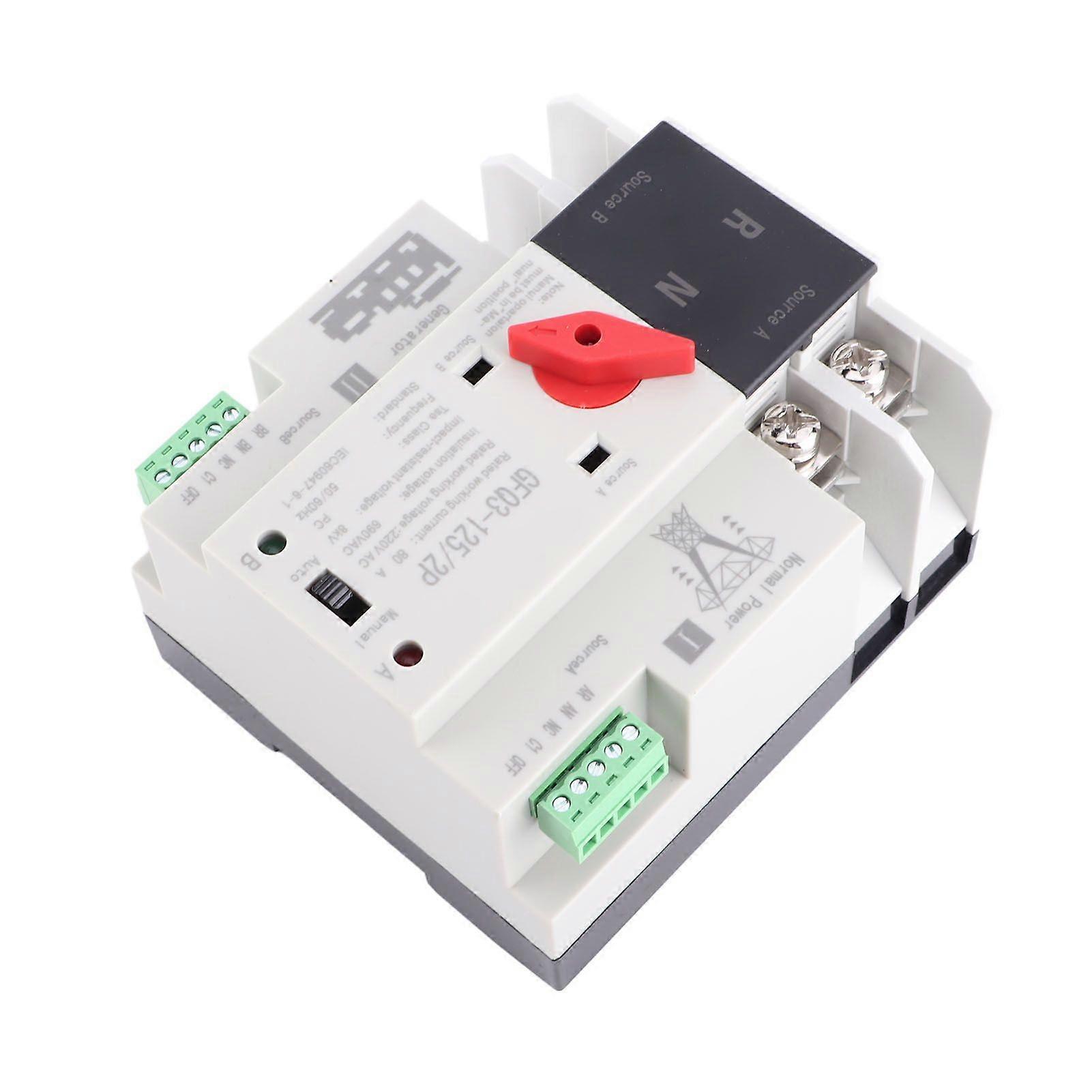 High quality  (with 10132201849) AC220V dual power automatic transfer switch...