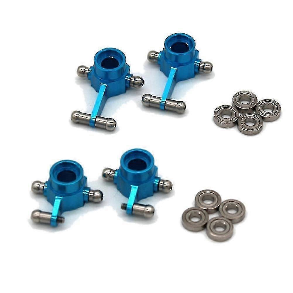 4pcs Rc Car Steering Cups Compatible Blue