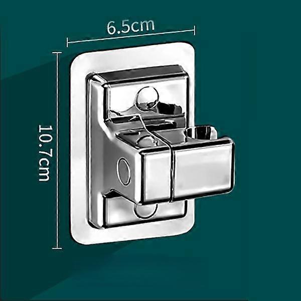 1pc Shower Head Holder Adjustable Wall Mounted Shower Holder Self-Adhesive Showerhead Handheld Bracket Bathroom Accessories