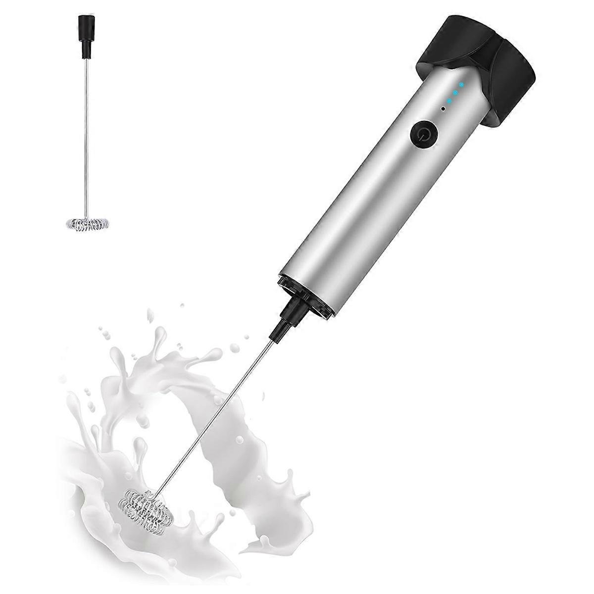 Electric Rechargeable Milk Frothers Handheld, USB-Charge Hand Frother