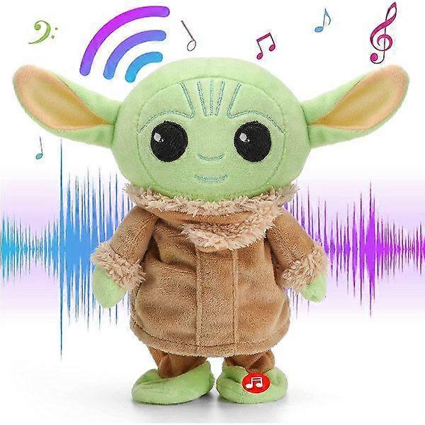 tum talande, promenader elektrisk yoda plyschleksak dockor presenter till pojkar flickor barn