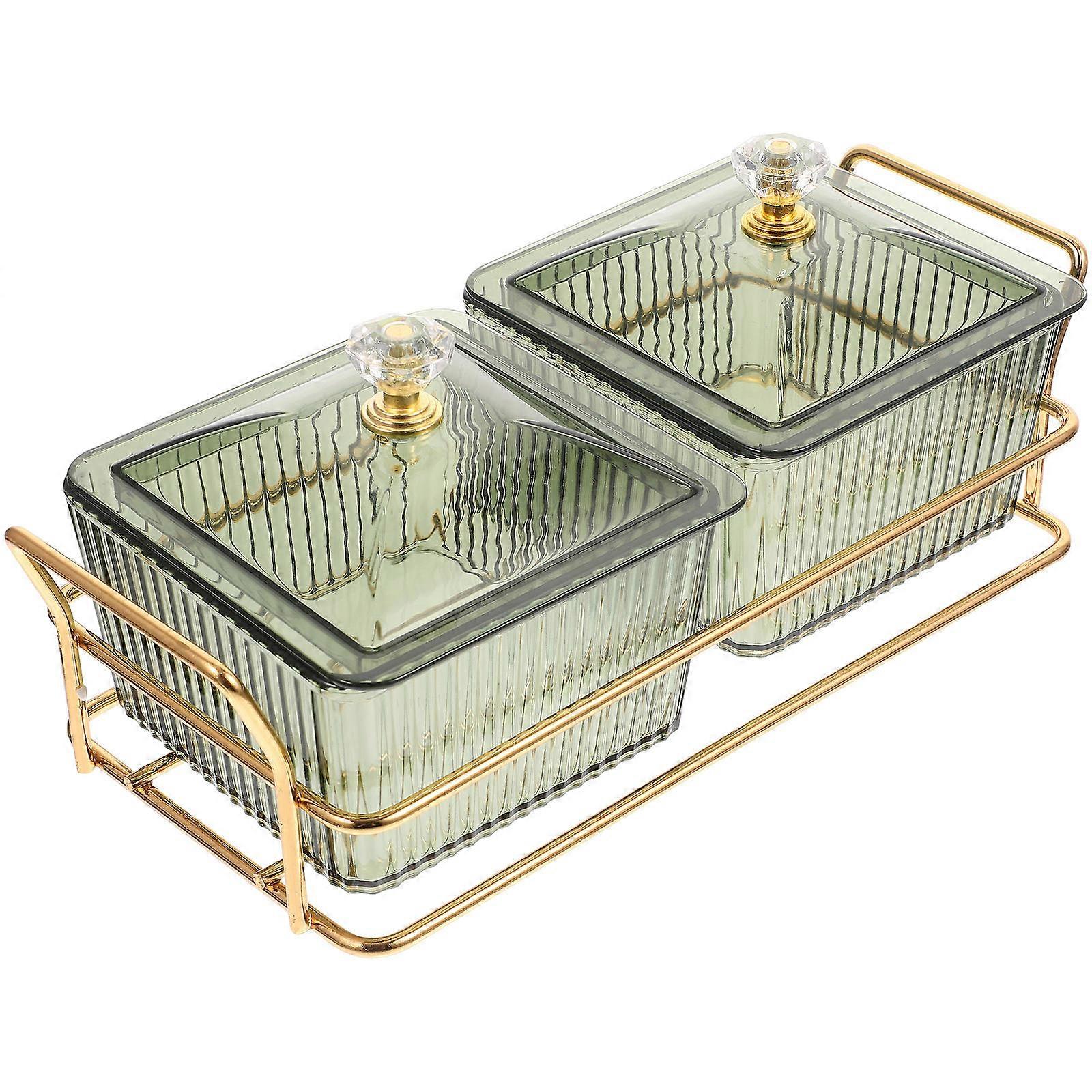 Handled Snack Tray with Unique Design for Festive Occasions