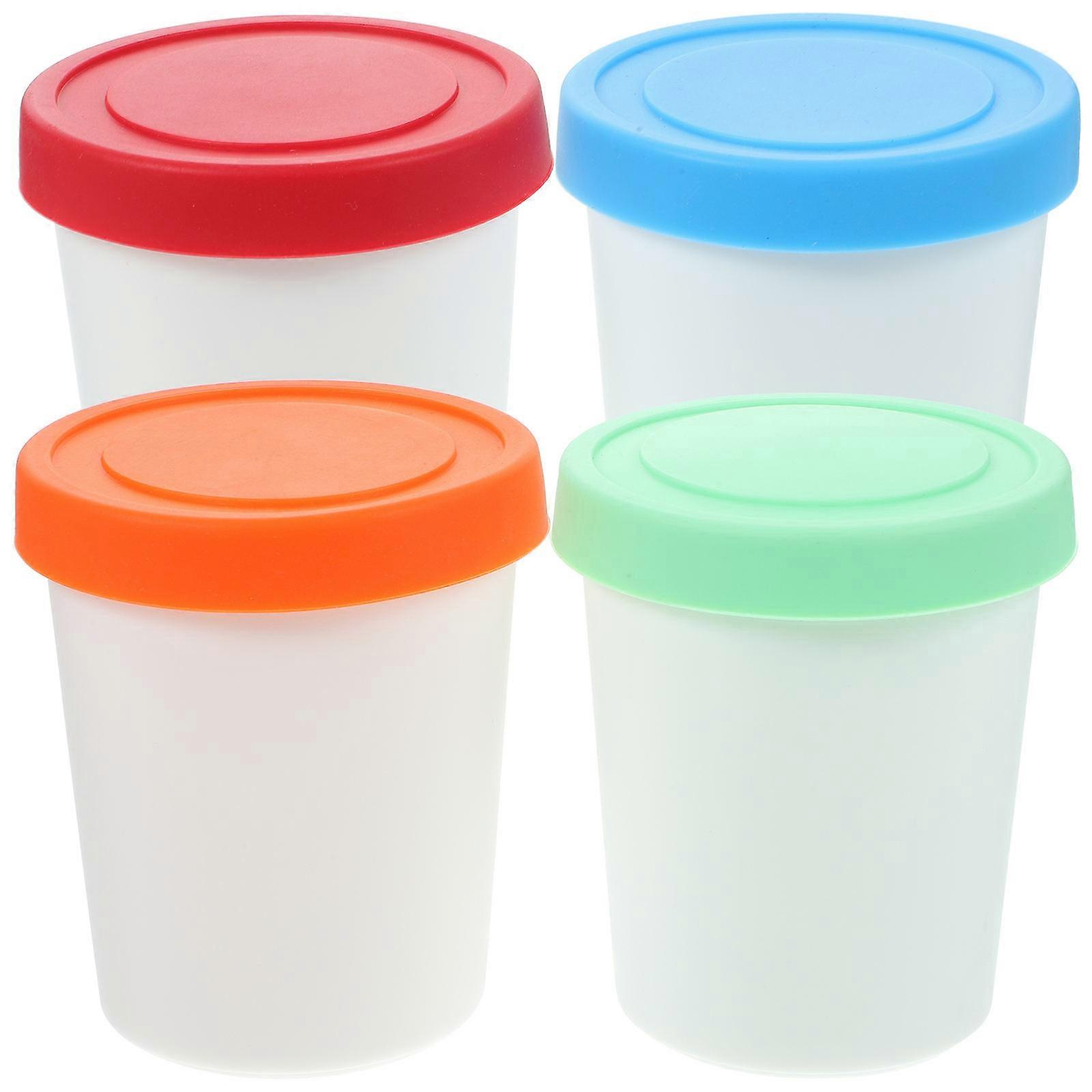 Practical Food Containers with Silicone Seals, Great for Storing Ice Cream