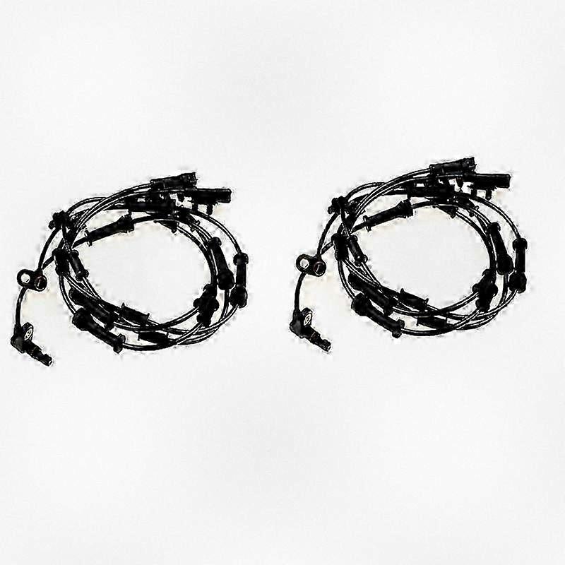 Front and Rear ABS Wheel Speed Sensor Compatible with Jeep Wrangler 2007-2017 Models, Left & Right Side, Replaces 68003281AA 52125003AB