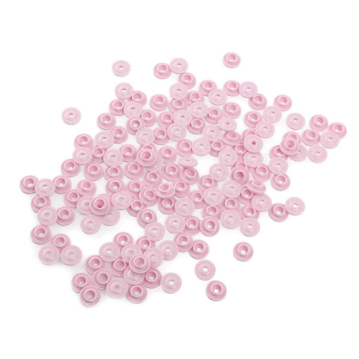 Button Snap Buckles T5 Snaps Sewing Supplies Pink 12mm Diameter Resin Plastic Diy Projects 150Pcs