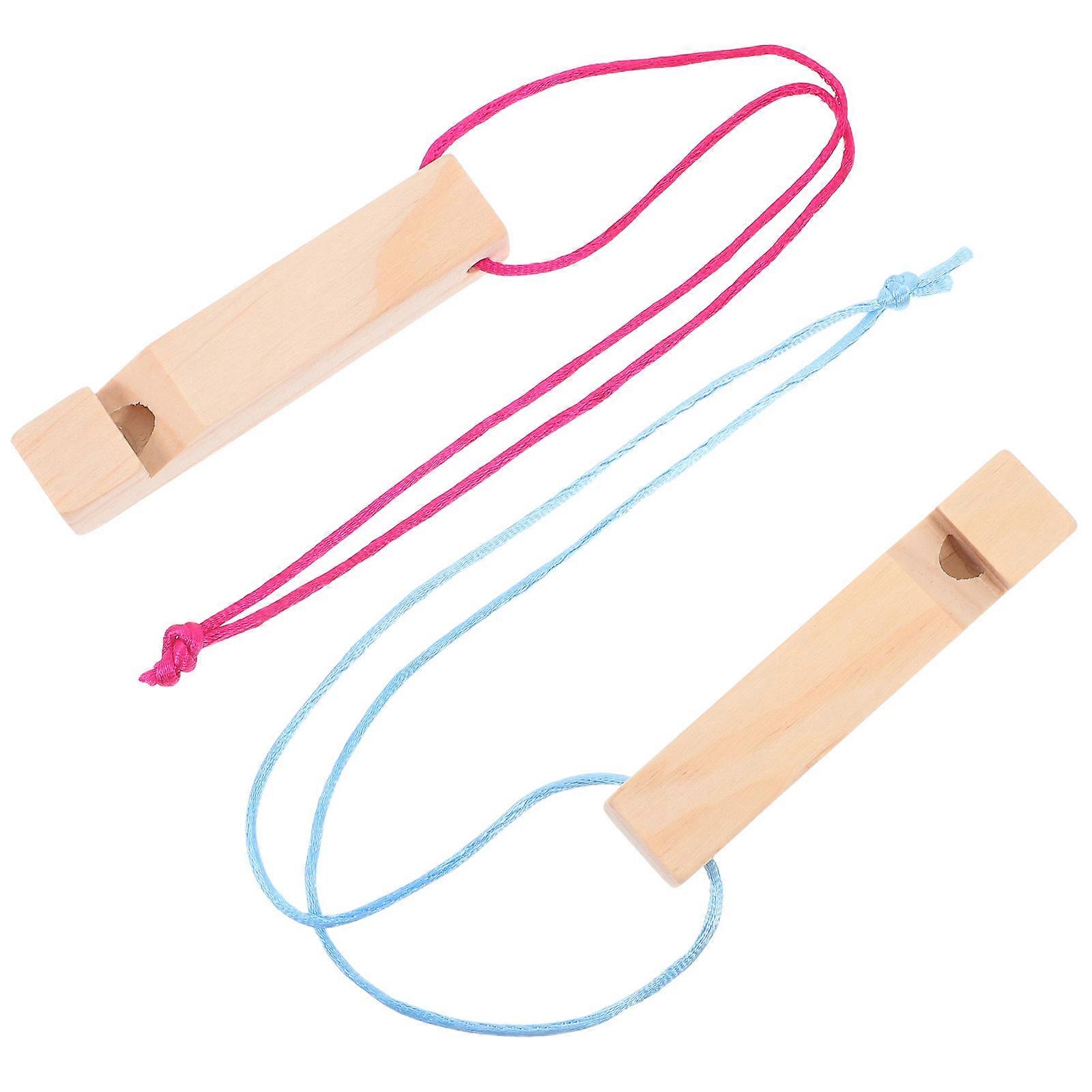 Diy Painting Mouth Whistle 2pcs Set for Music Learning, Party Favors, Outdoor Play & Rhythm Development