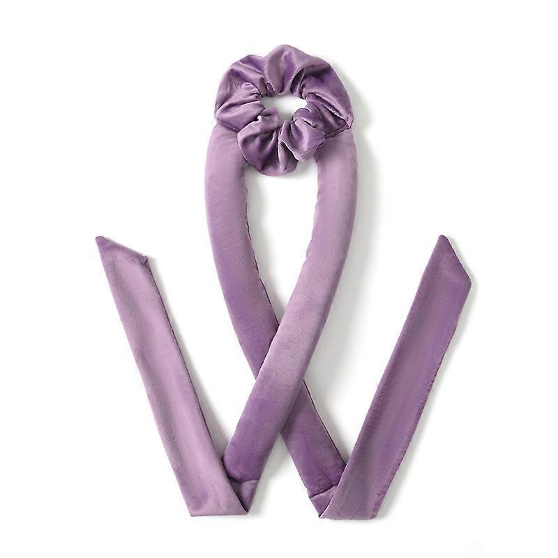 INF Simple heatless curls with hair rollers with bow