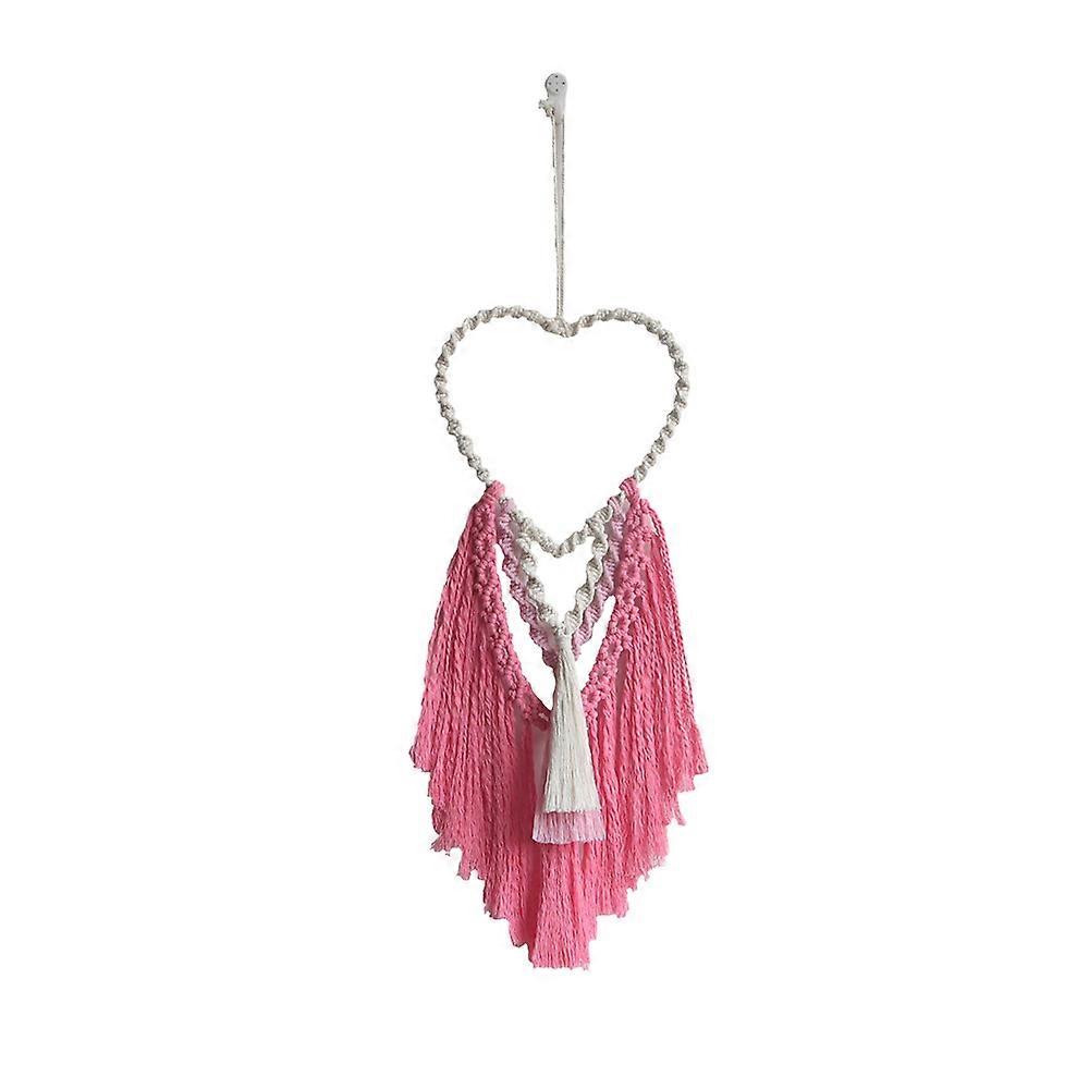 Ručně tkané gobelíny ve tvaru srdce