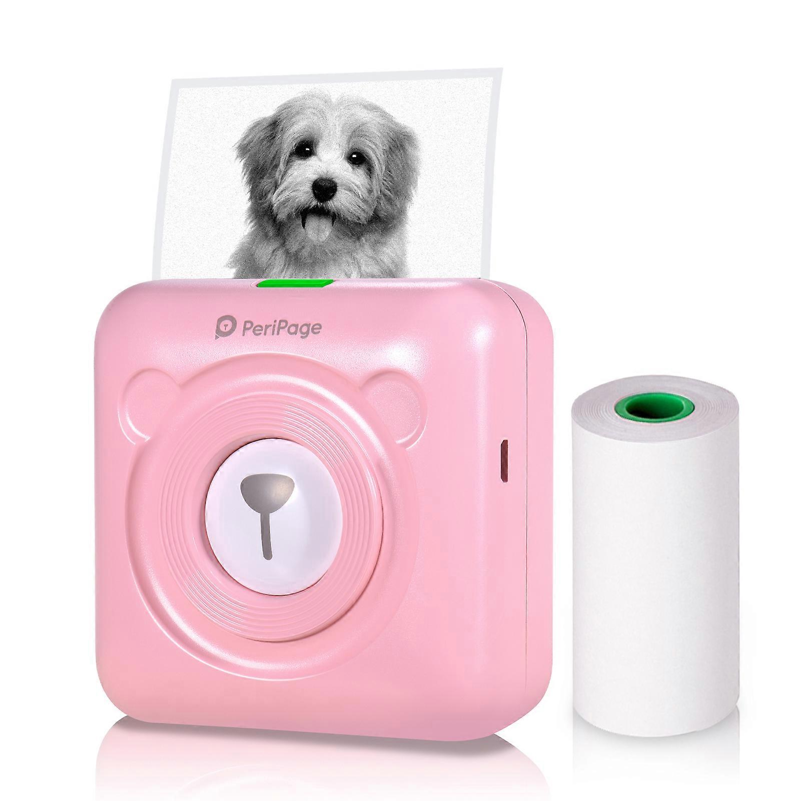 Mini Pocket All-in-One Thermal Printer Wireless BT, Support for Android iOS Windows