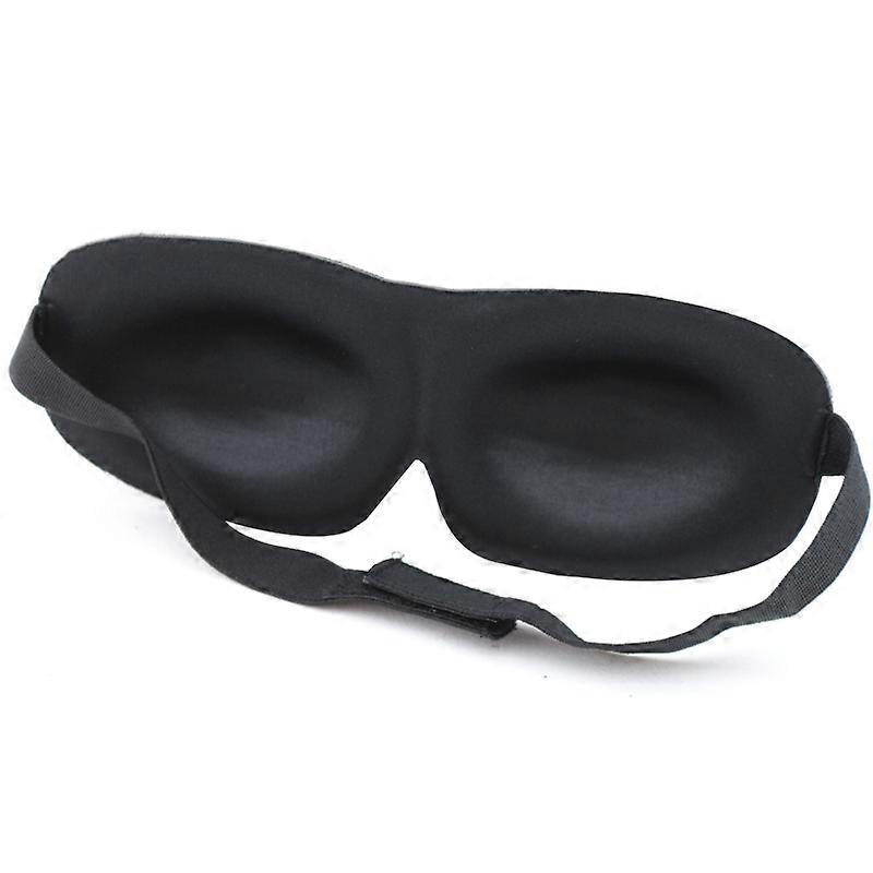 Sleeping Eye Mask 3D Contoured Light Block For Travel Nap Purple Polyester 1Pcs