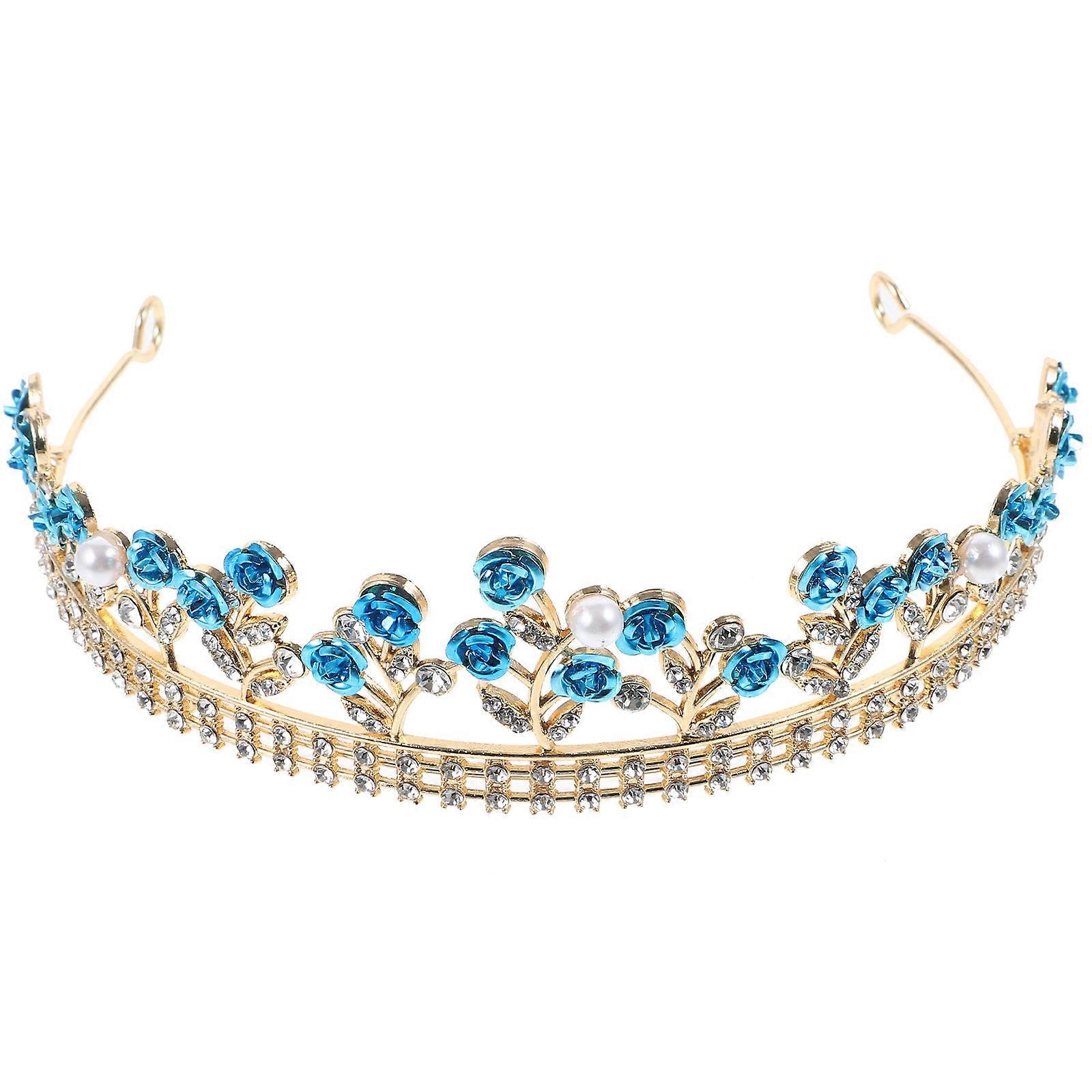 Crown Headband Wedding Style Fashionable Design Alloy Material Christmas Occasion 1Pack