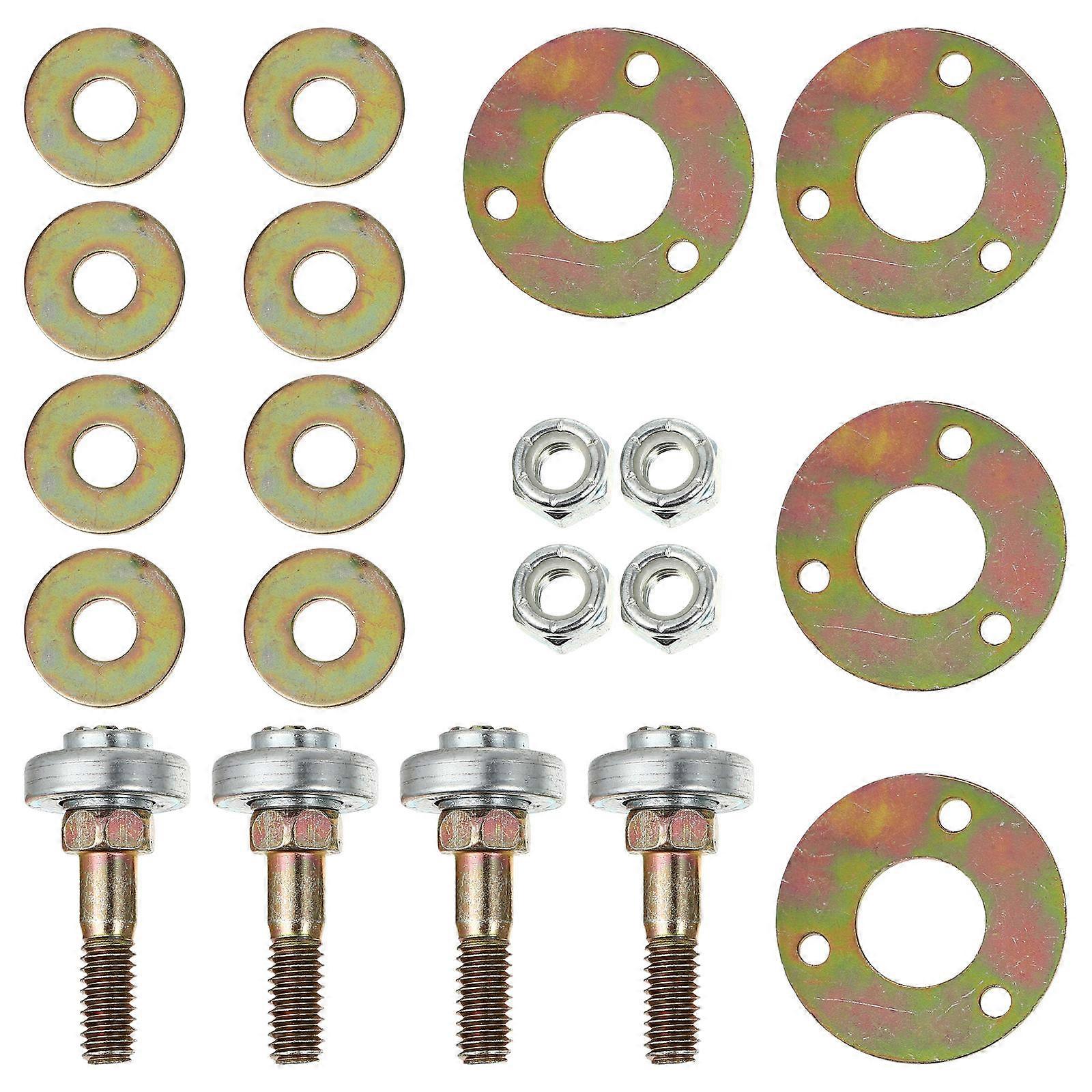 Rocking Chair Bearing Replacement Part Iron Material Round Shape 4Pcs