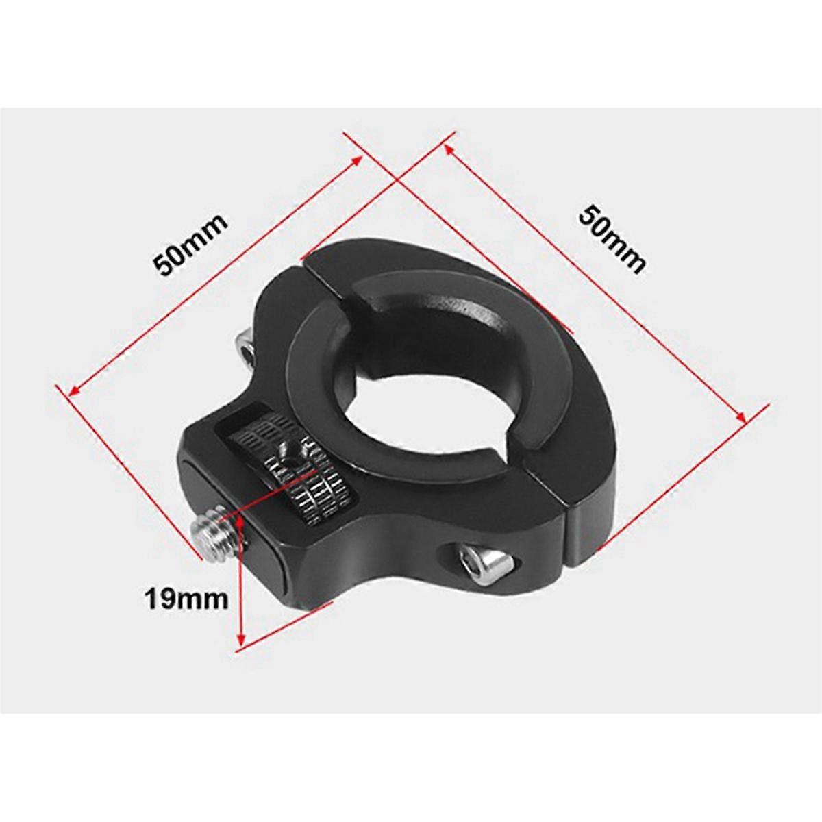 Adjustable Anti-Reverse 1/4 Screw Clamp Side Bicycle Fixing Bracket,A
