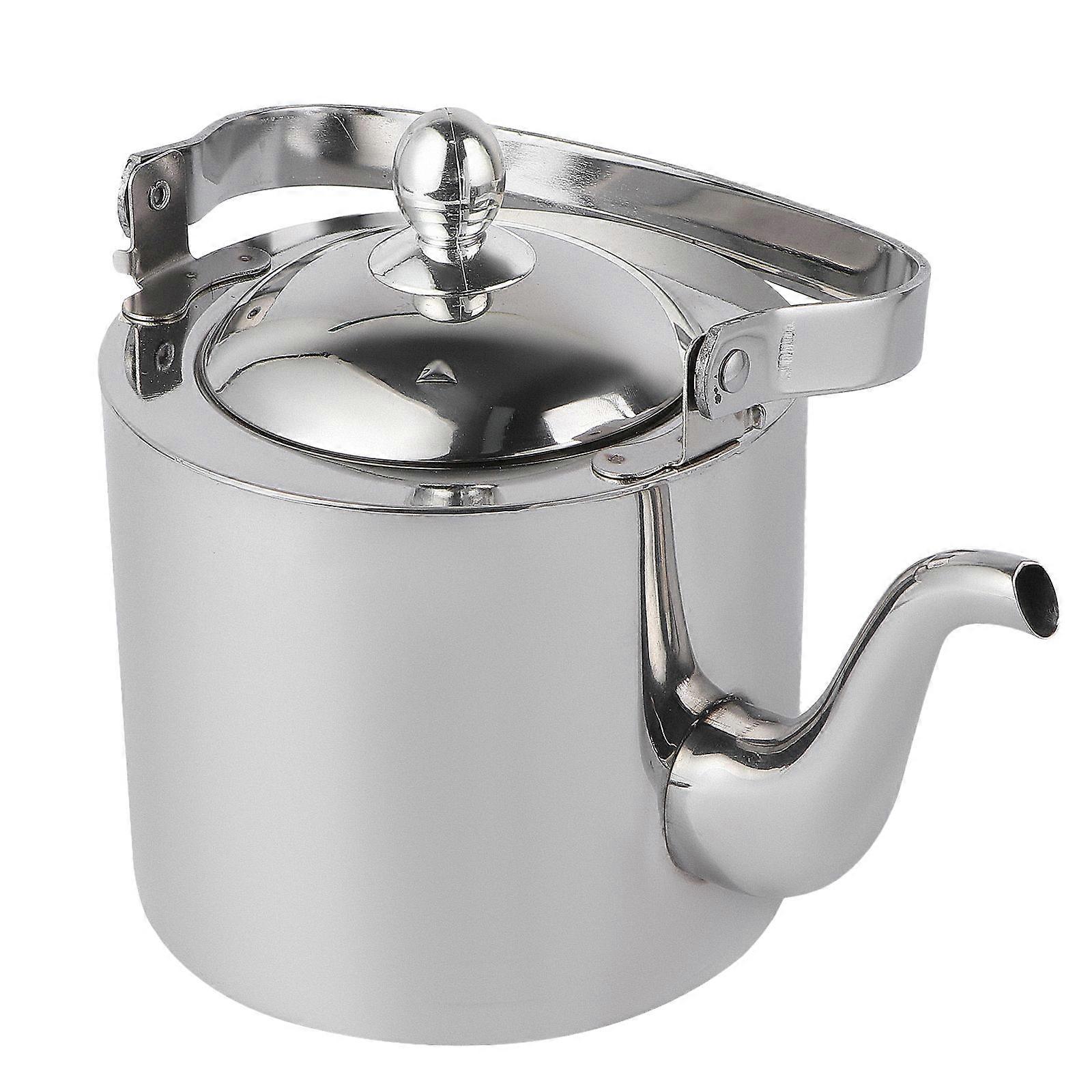 Stainless Steel Tea Kettle Large Teapot with Removable Infuser for Home Use 2L Boiling Water 1Set