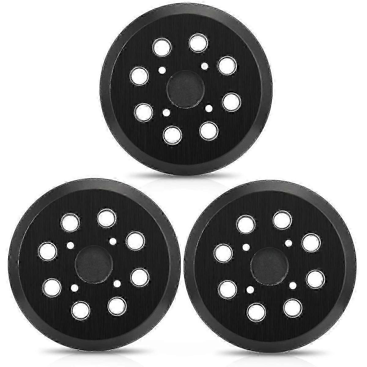 3 Pcs Sander Replacement Pad 5 In 8 Hole Hook And Loop Orbital Sanding Pad Parts For Rs290 Rs280 P411 Model