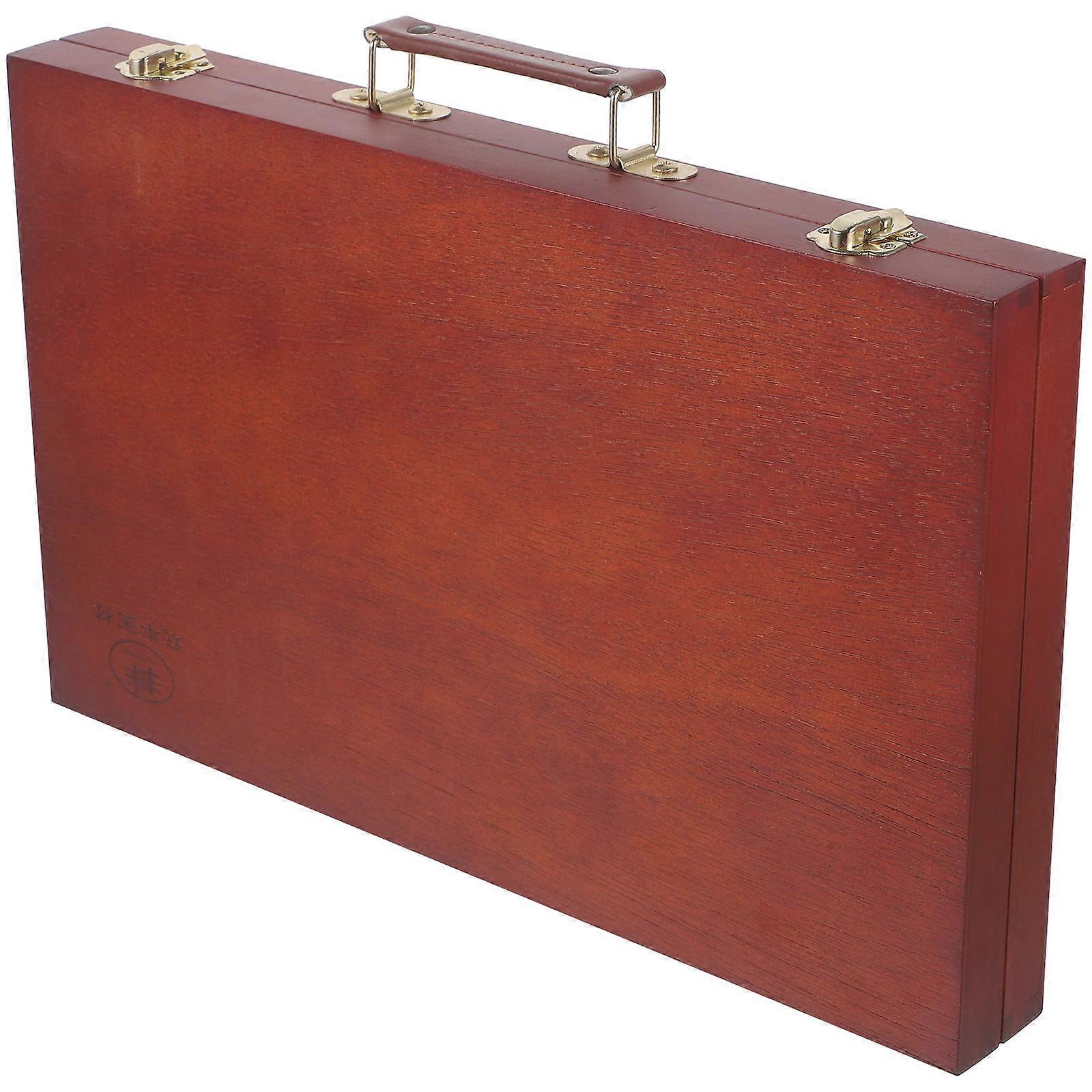 Lightweight Wooden Painting Storage Box for Sketch Pencils and Art Tools – Durable Craft Case with Fine Workmanship for Artists and Everyday Use