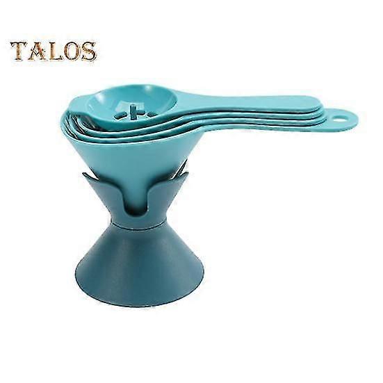 6Pcs/Set Kitchen Funnels Stackable Strainer Easy Clean Sturdy Solid Food Liquid Wine Kitchen Funnels for Home