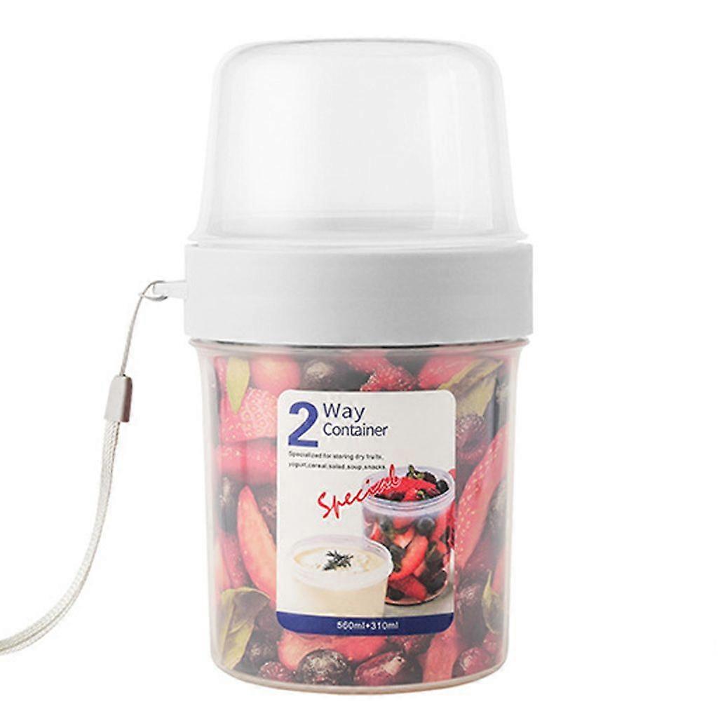 Travel Breakfast Cup with Double-layer Food Container (310+560ml)