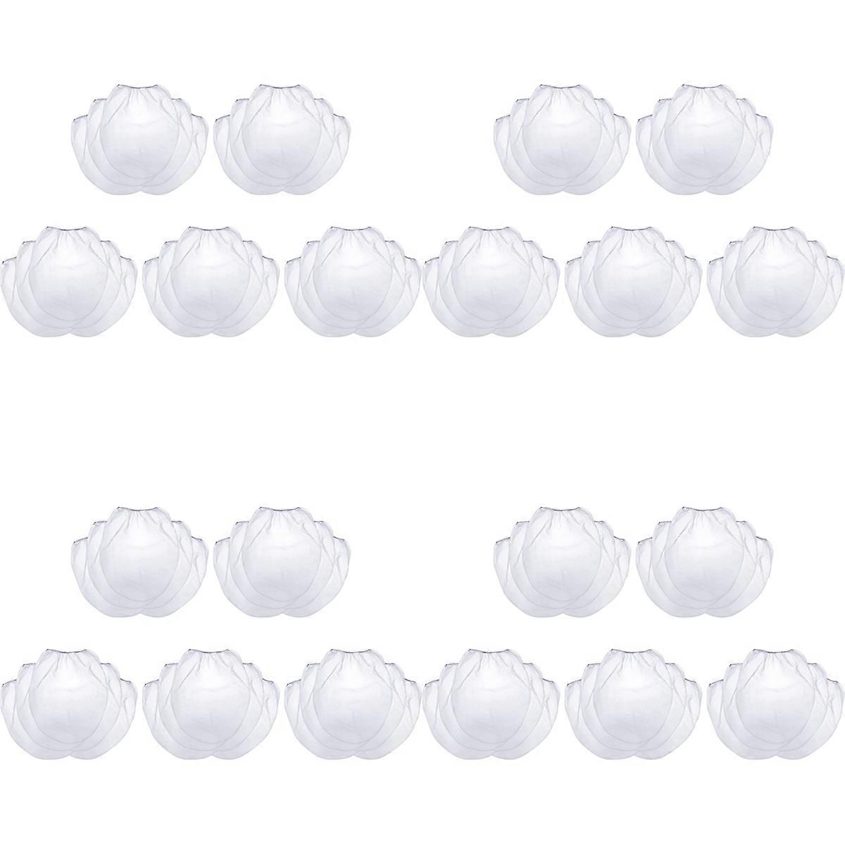 100 Pcs 5 Gallon Elastic Top Paint Strainer Bags White Fine Mesh Bag Paint Filter Bag for Hydroponic