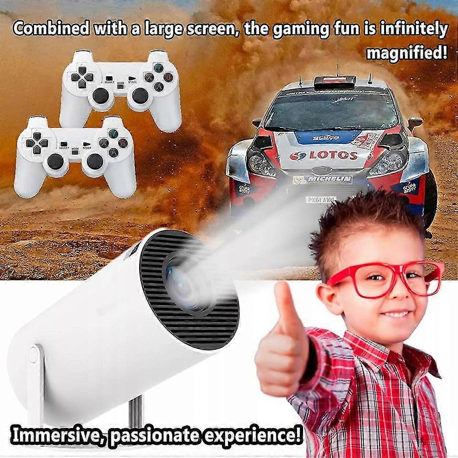 Cinemaster Pro-4k Smart Movie Projector Games Combo Video Games with 2Controller