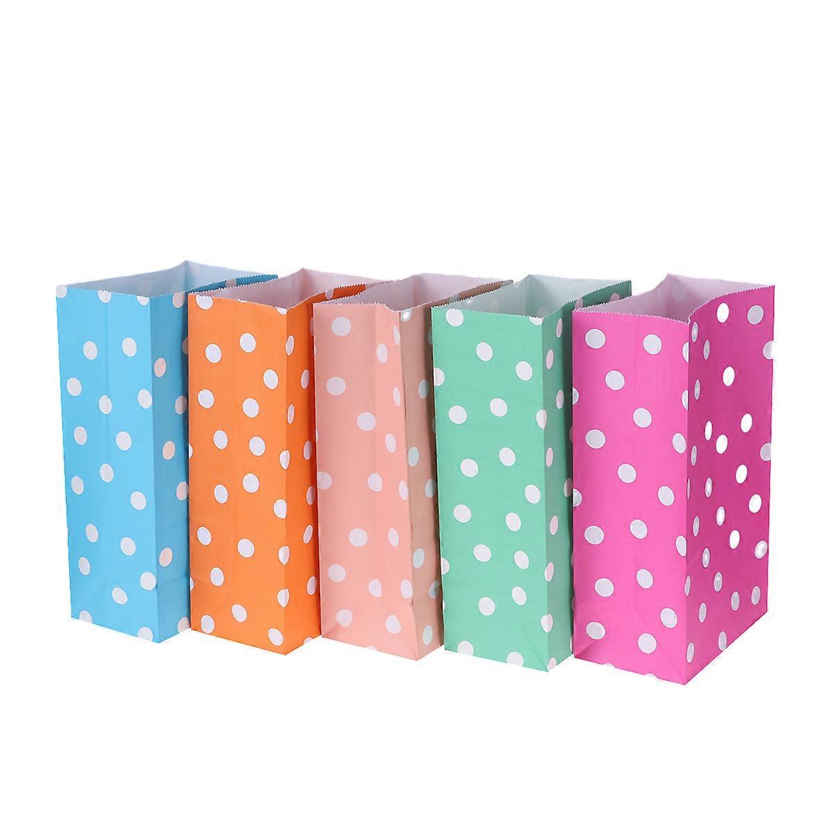 Cookie Bags Paper Square Shape For Baking Parties 22 x 12cm 50Pcs