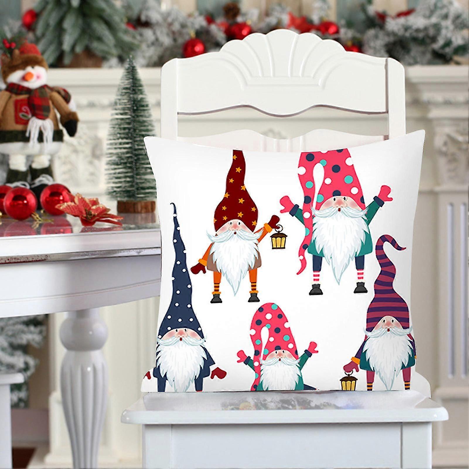 2025 Latest Model Pillow Case Faceless Gnome Pattern Easy to Stuff Polyester