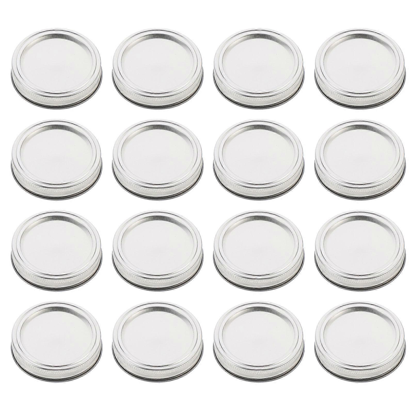 Reusable Jar Lids Mason Jar Lid Food Preservation Airtight Seal 50Sets
