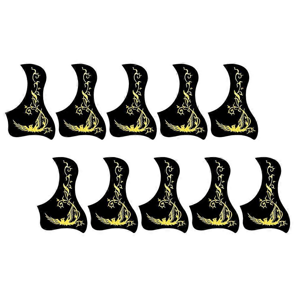 Folk Guitar Pickguard Decorative Guitar Pickguard Instrument Parts Guitar Lovers Scratch Protection 10Pcs