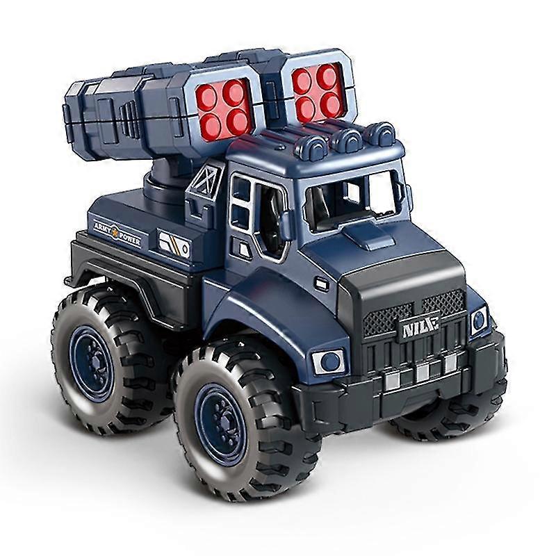 Inertial Military Vehicle Novelty Toy Plastic Simulation Models for Children