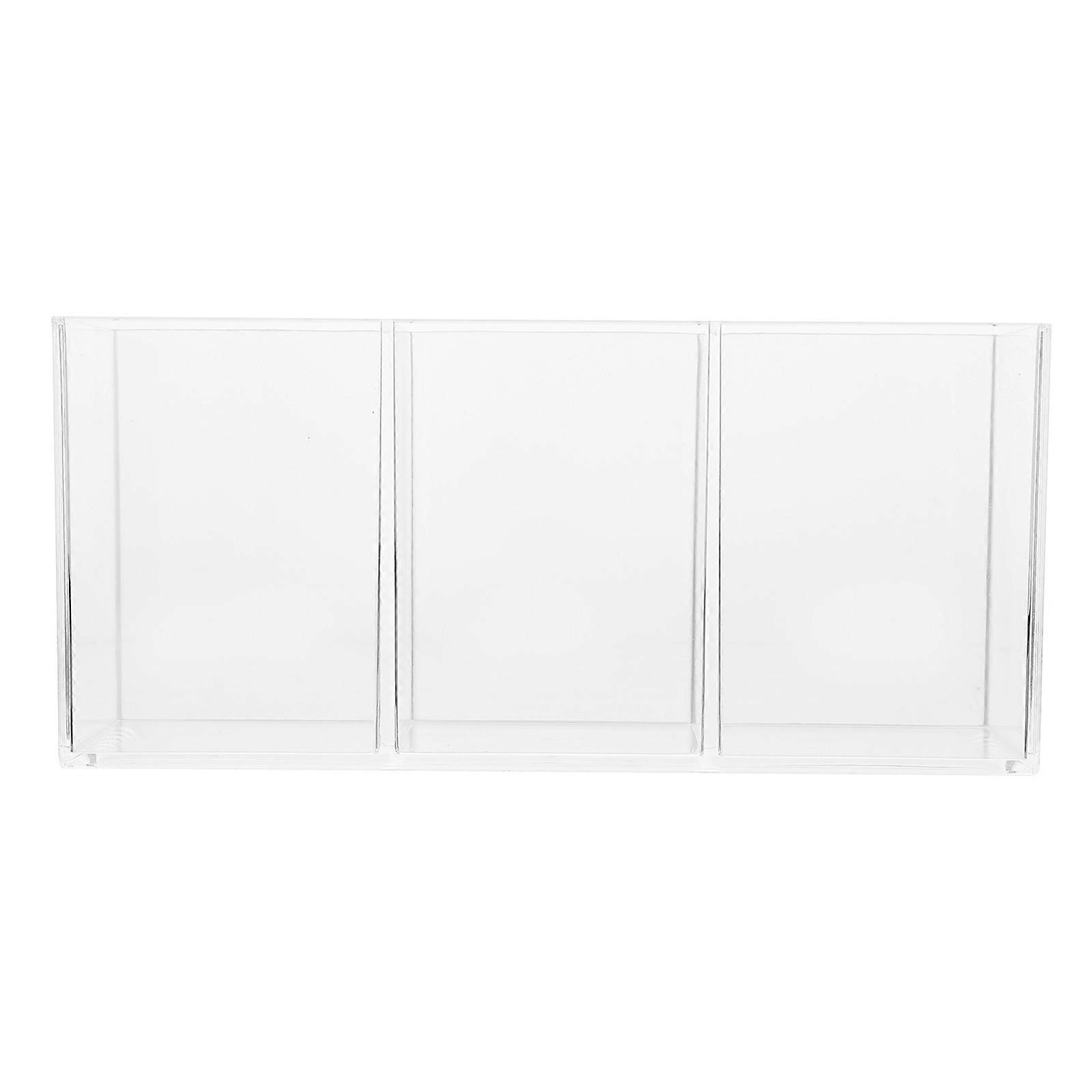 Multifunctional Acrylic Pen Holder for Desktop Storage and Decoration Transparent Keeps Space Tidy 1pc