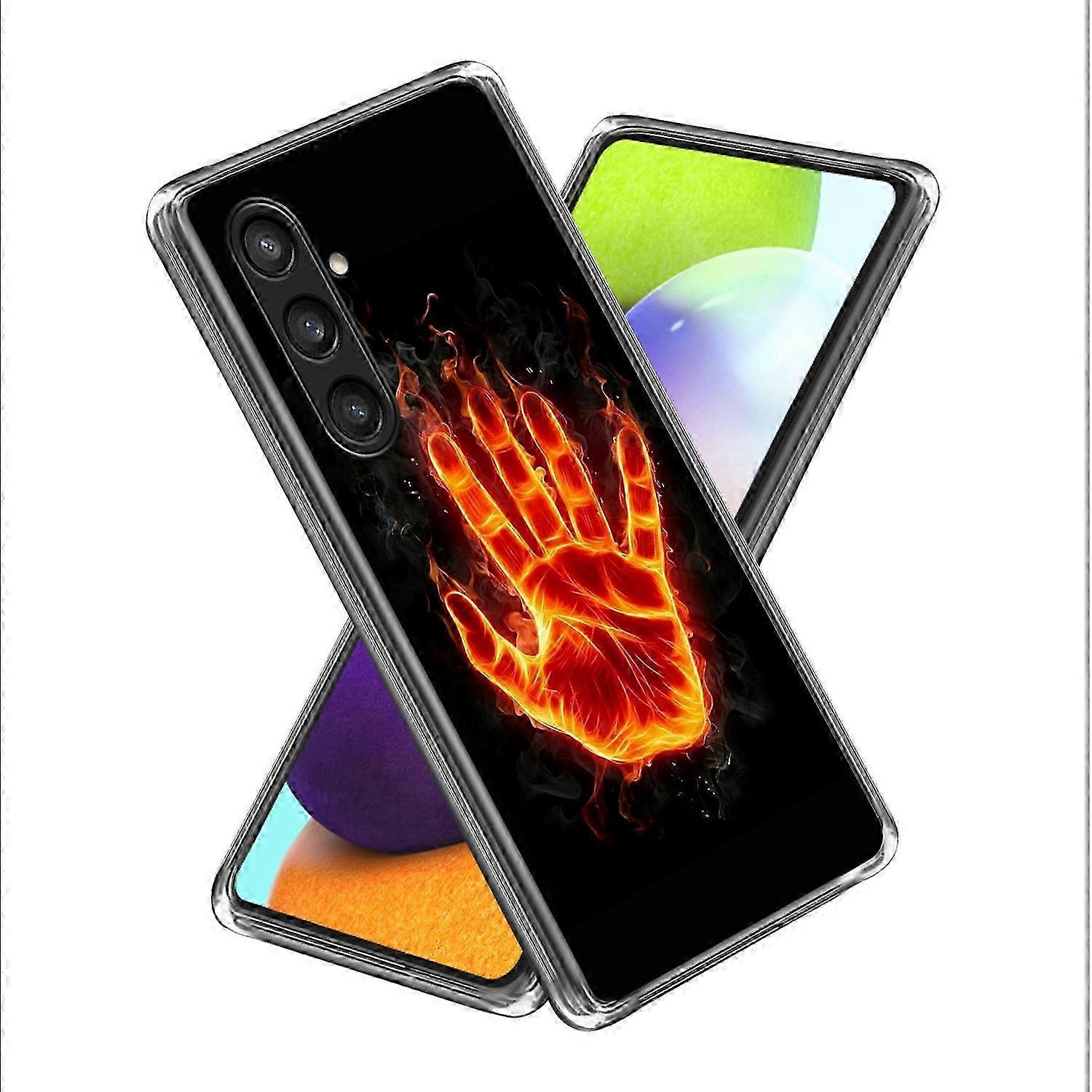 TPU Case with Pattern Printing for Certain Brand Mobile Phone Back Cover - Style E