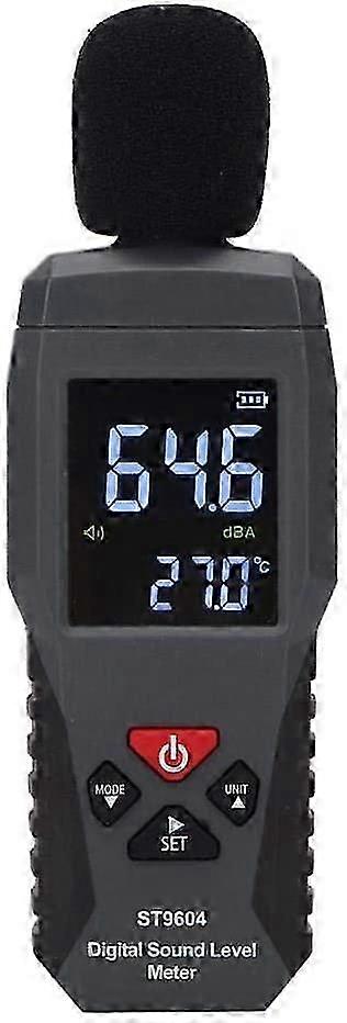 Digital Sound Level Meter - 30-130dB Measuring Range for UK Home & Workplace Noise Monitoring