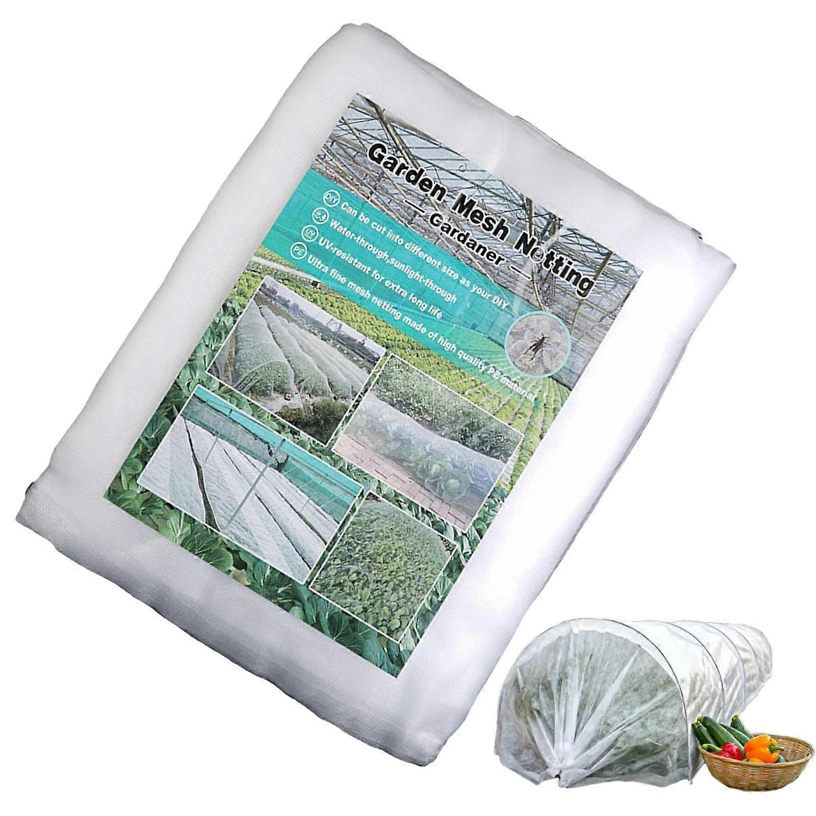 Mesh Plant Cover, Heat Resistant Garden Mesh, Fly Barrier Netting, Bird Netting