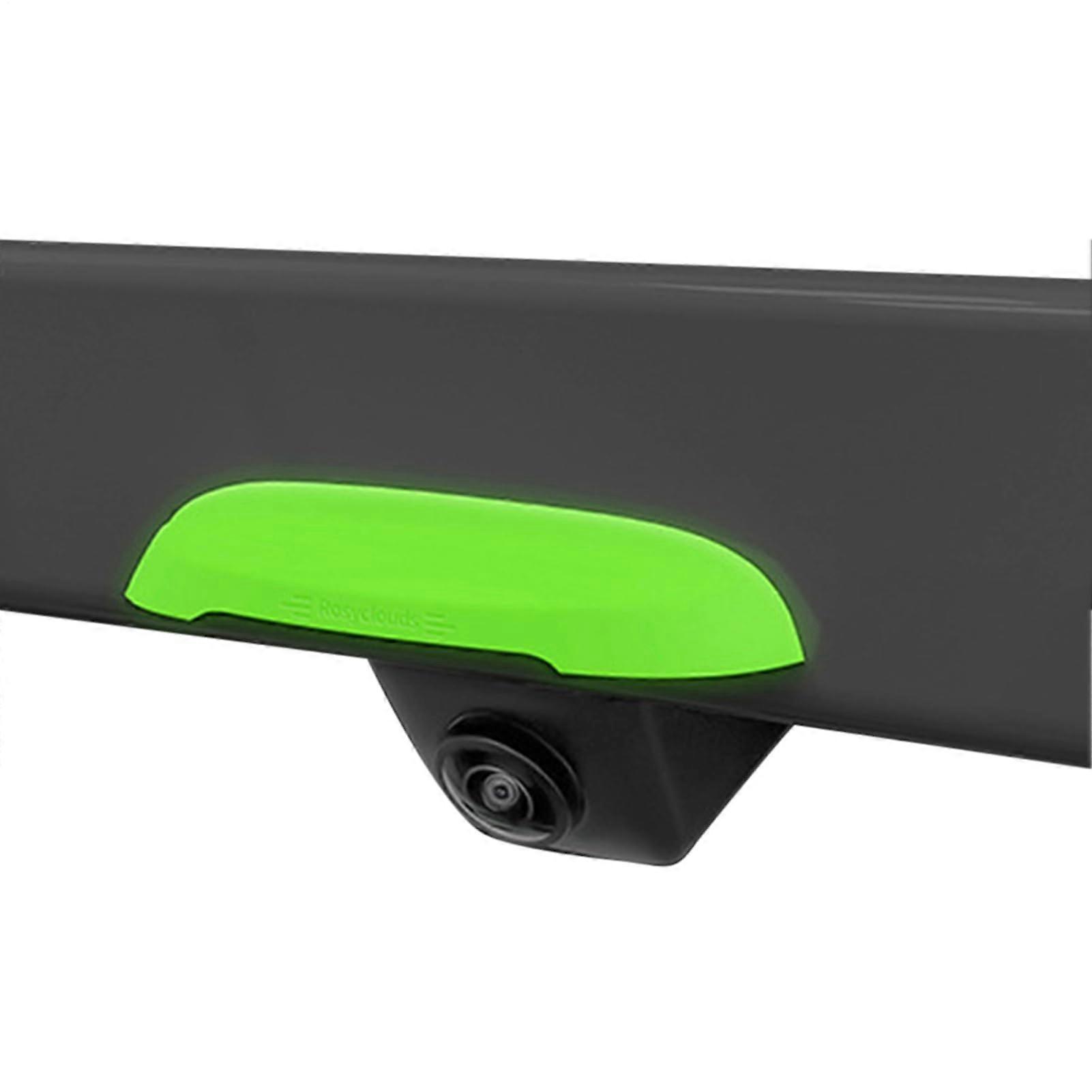 Car camera rain cover, reversing camera rain protector, waterproofing modification accessory for winter driving and rainy weather, highway neon green