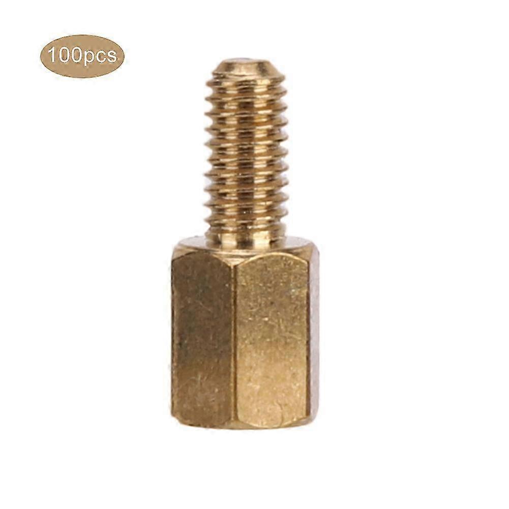 M3 Brass Coupling Single Head Hex Nuts Replacement Kits for PCB Board, 100Pcs