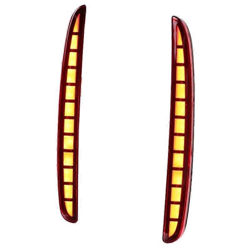 2Pcs For Hatchback Led Rear Bumper Light(3 Functions)