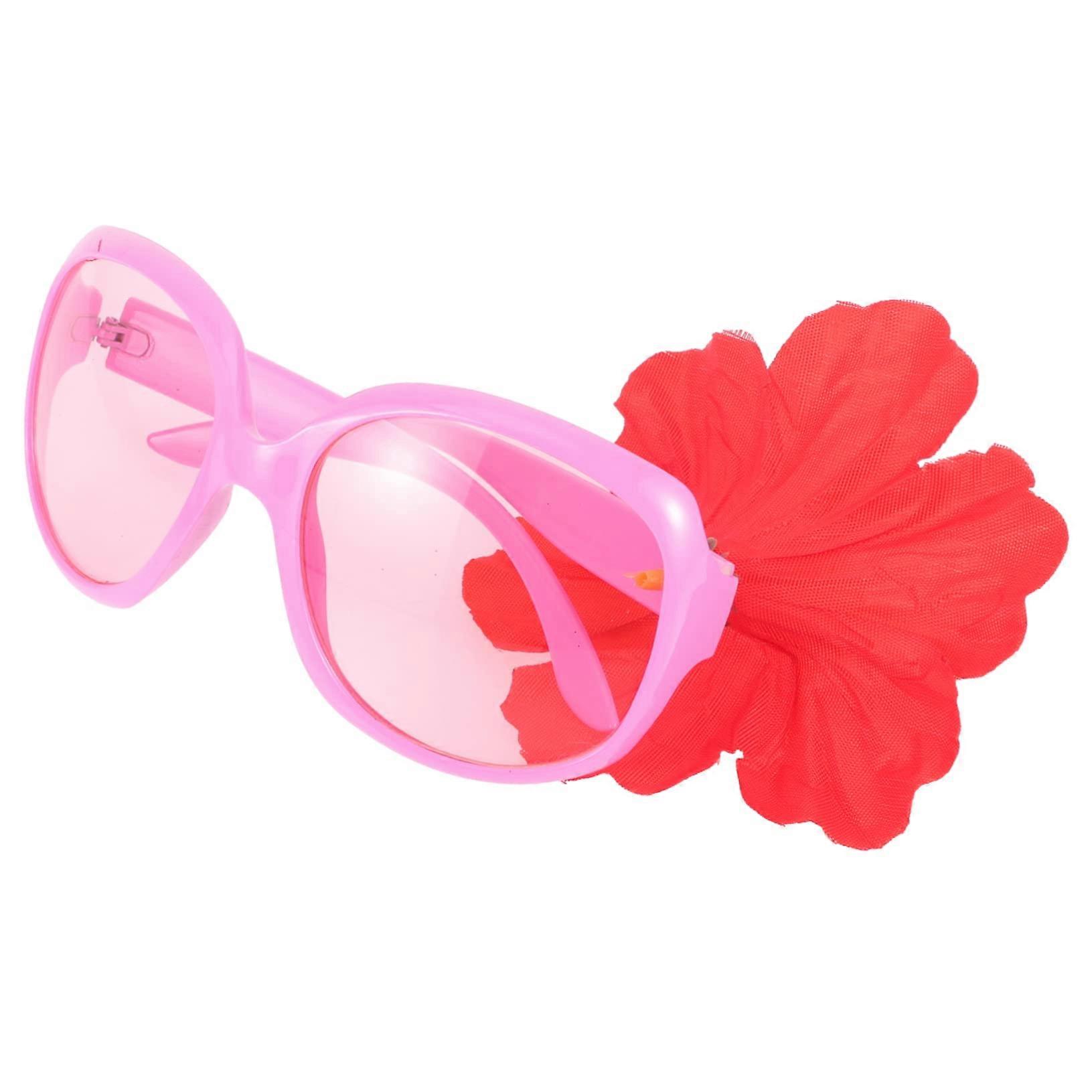 Funny Rainbow Sunglasses for Beach Parties, Unique Decorative Glasses for Adults, Photo Props for Hawaiian Themed Parties, Lightweight and.