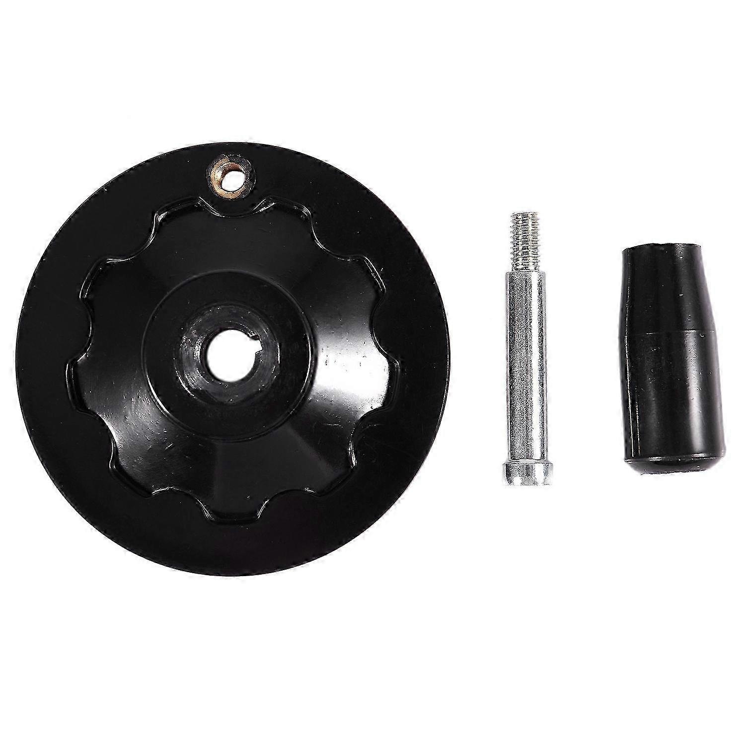 Handwheel with rotating handle, 10 x 80 mm Edition 0703