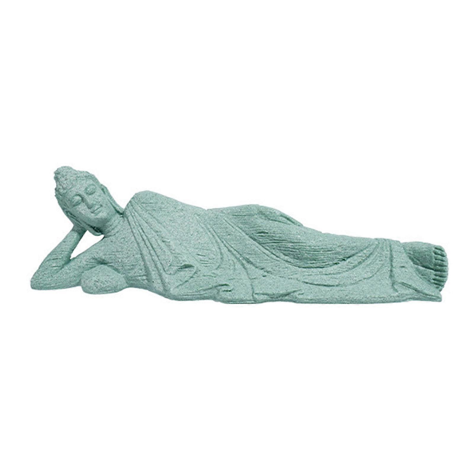Buddhist Statue Durable Stone Carving Decorative Figurine For Office Window Sill Ornament