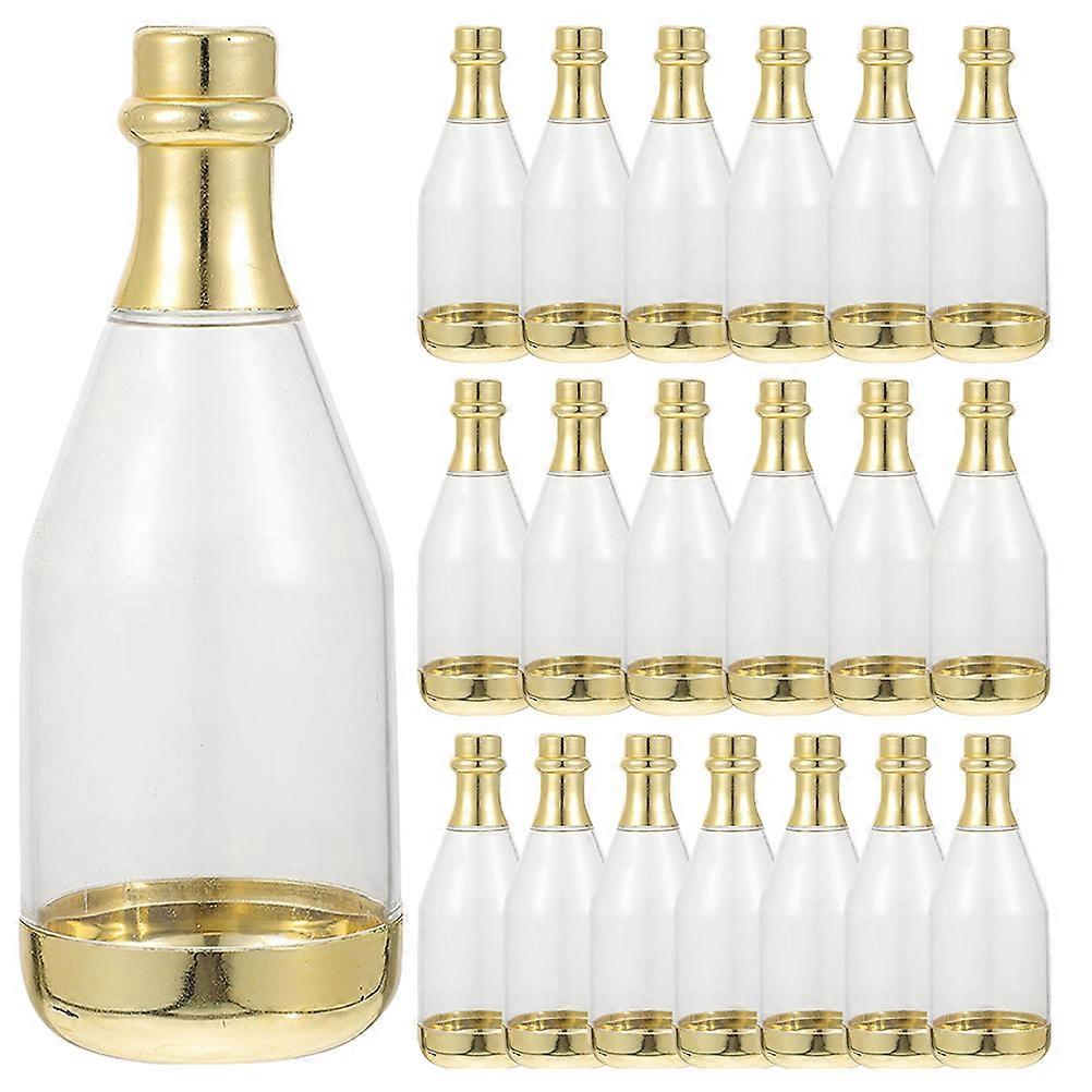 Bottle Wedding Candy Boxes Favor Boxes for Packaging 20Pcs Golden
