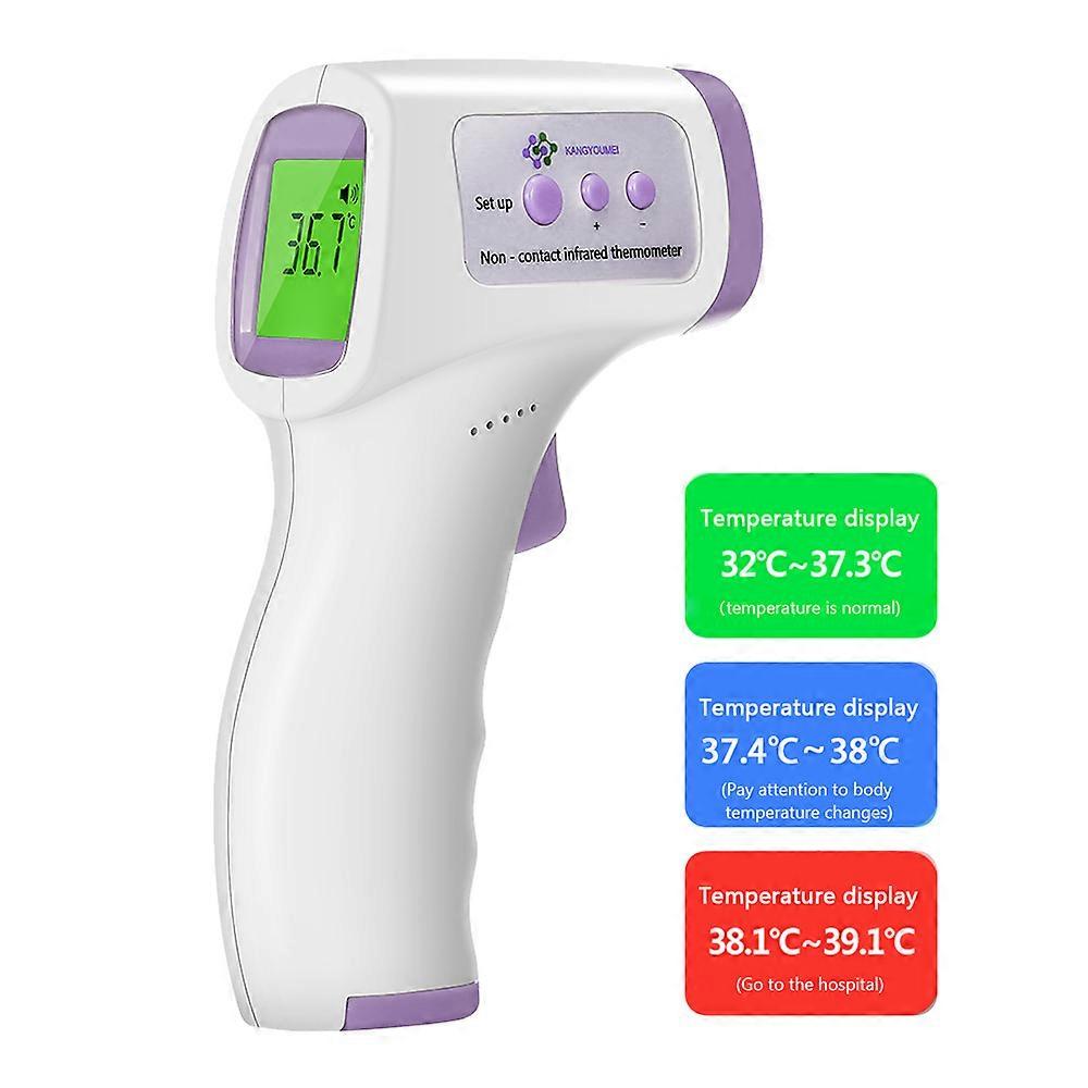 Digital Forehead Infrared Thermometer Non-contact Body Gauge High Sensitivity Temperature for Baby with Fever Alarm