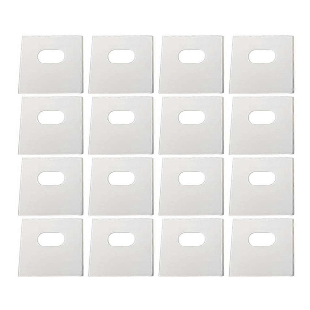 Fix Broken Vertical Blinds Repair Tabs White 3x3cm Self Adhesive 60Pack