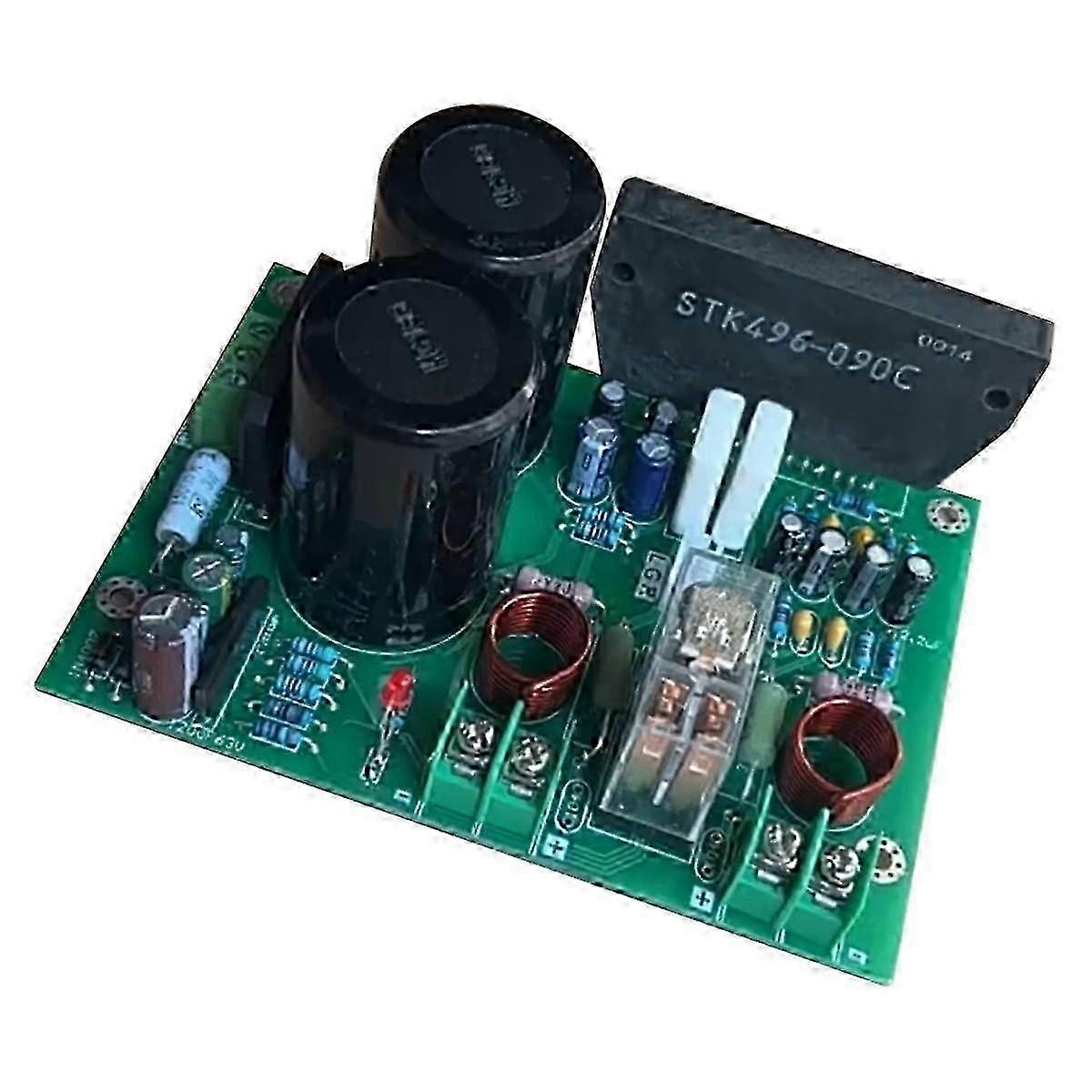 Assembly STK496-090 High-Power Low Distortion 100Wx2 HiFi Stereo Home o DIY Amplifier Board js