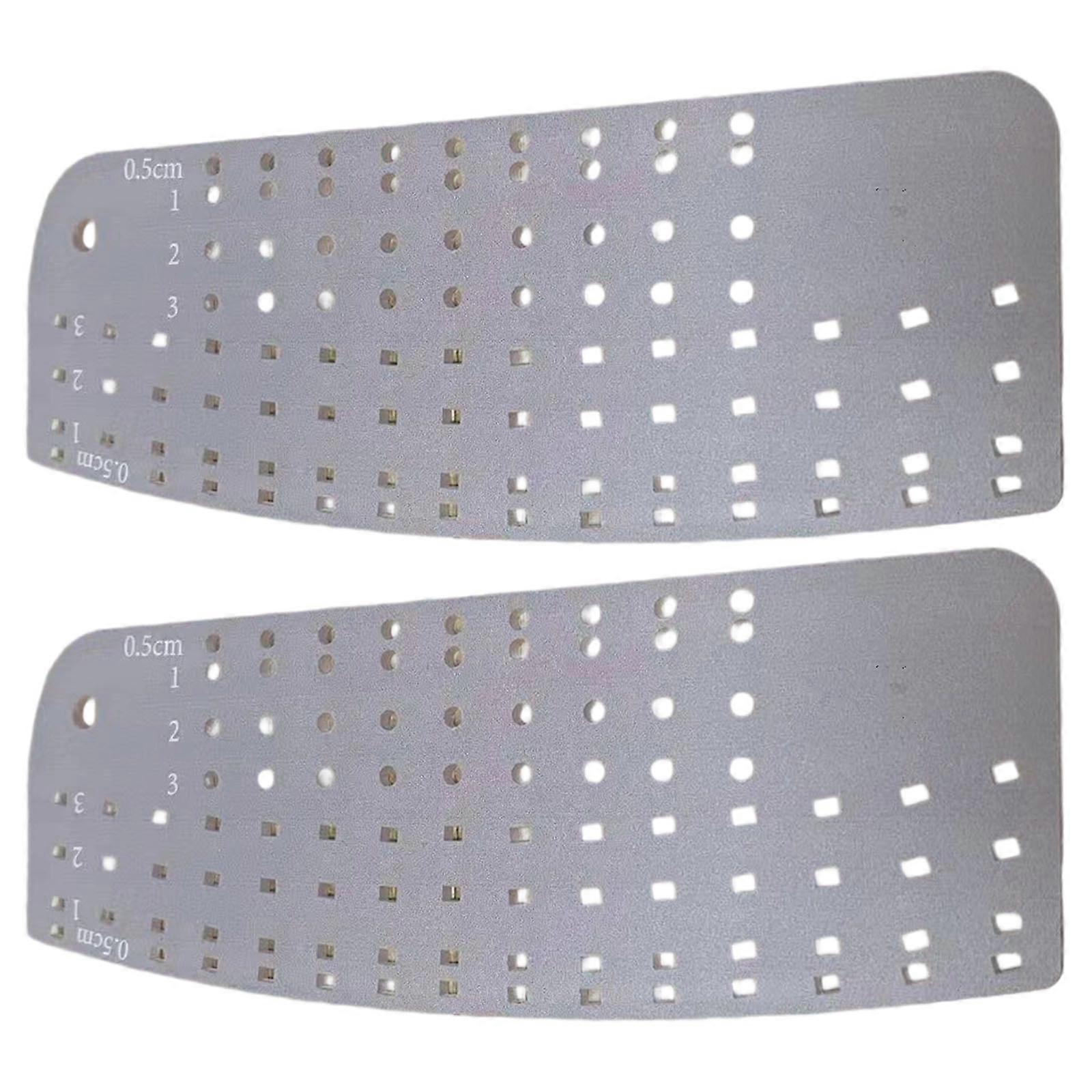 2Pieces Silicone Hemming Template Heat Resistant With Straight and Edges for Seamlessly Pressing Pink